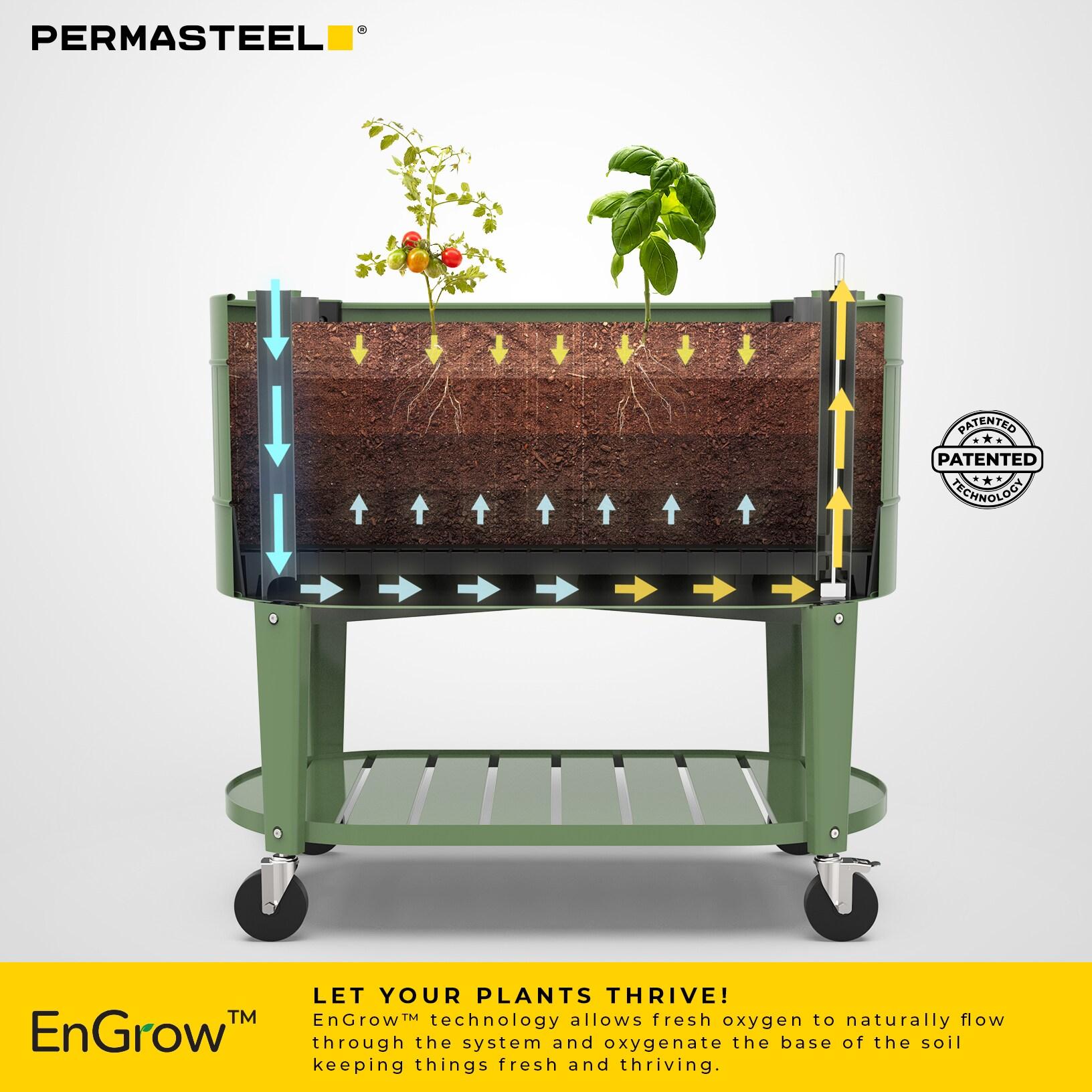 Permasteel Elevated Garden Bed with EnGrow TrueSoil Technology