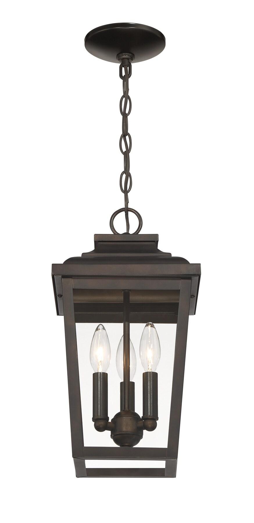 Minka Lavery - Irvington Manor - 3 Light Outdoor Pendant-15.5 Inches Tall and