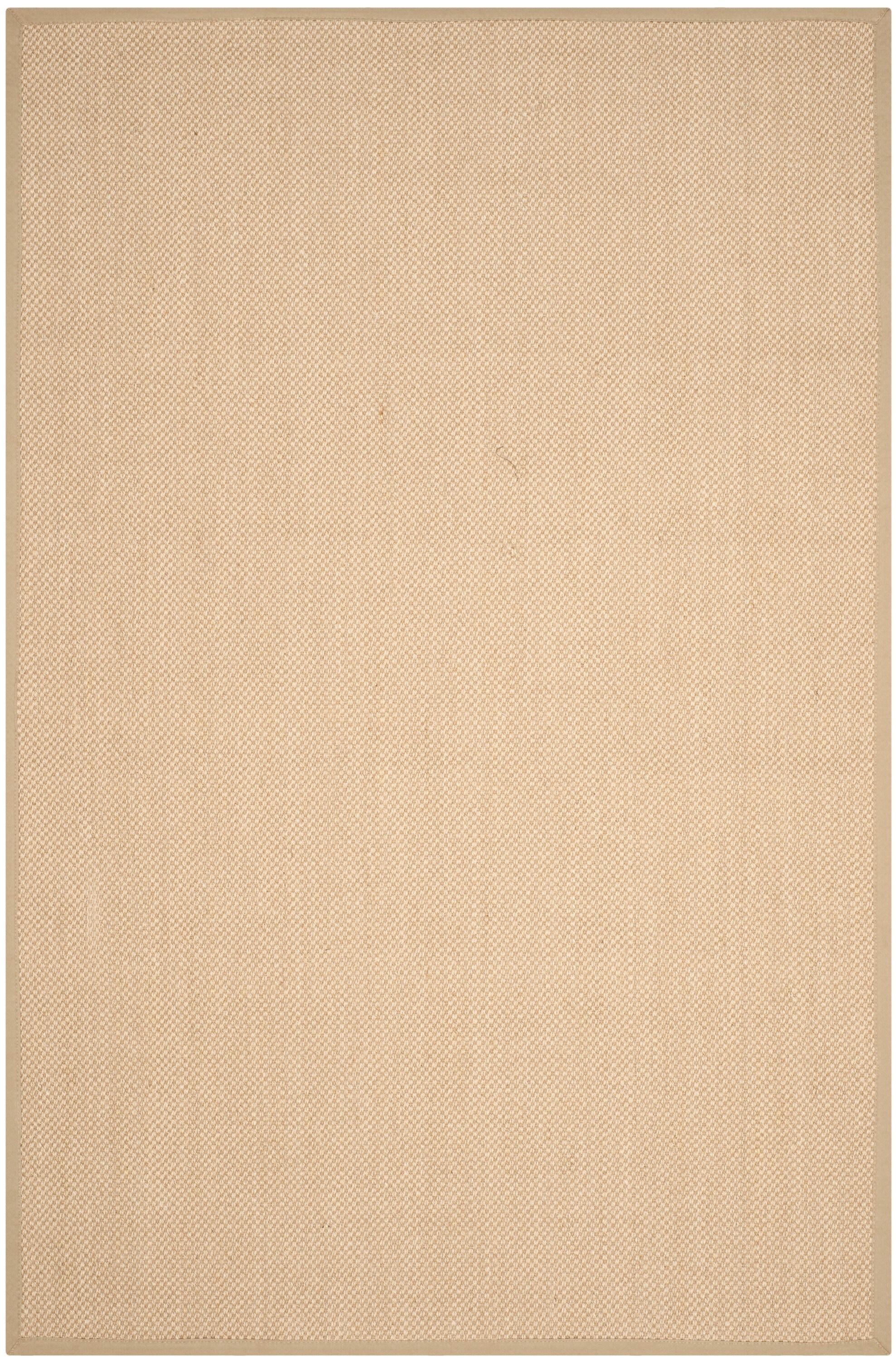 Natural Fiber NF141 Power Loomed Indoor Area Rug - Maize/Linen - 6'x9' - Safavieh.