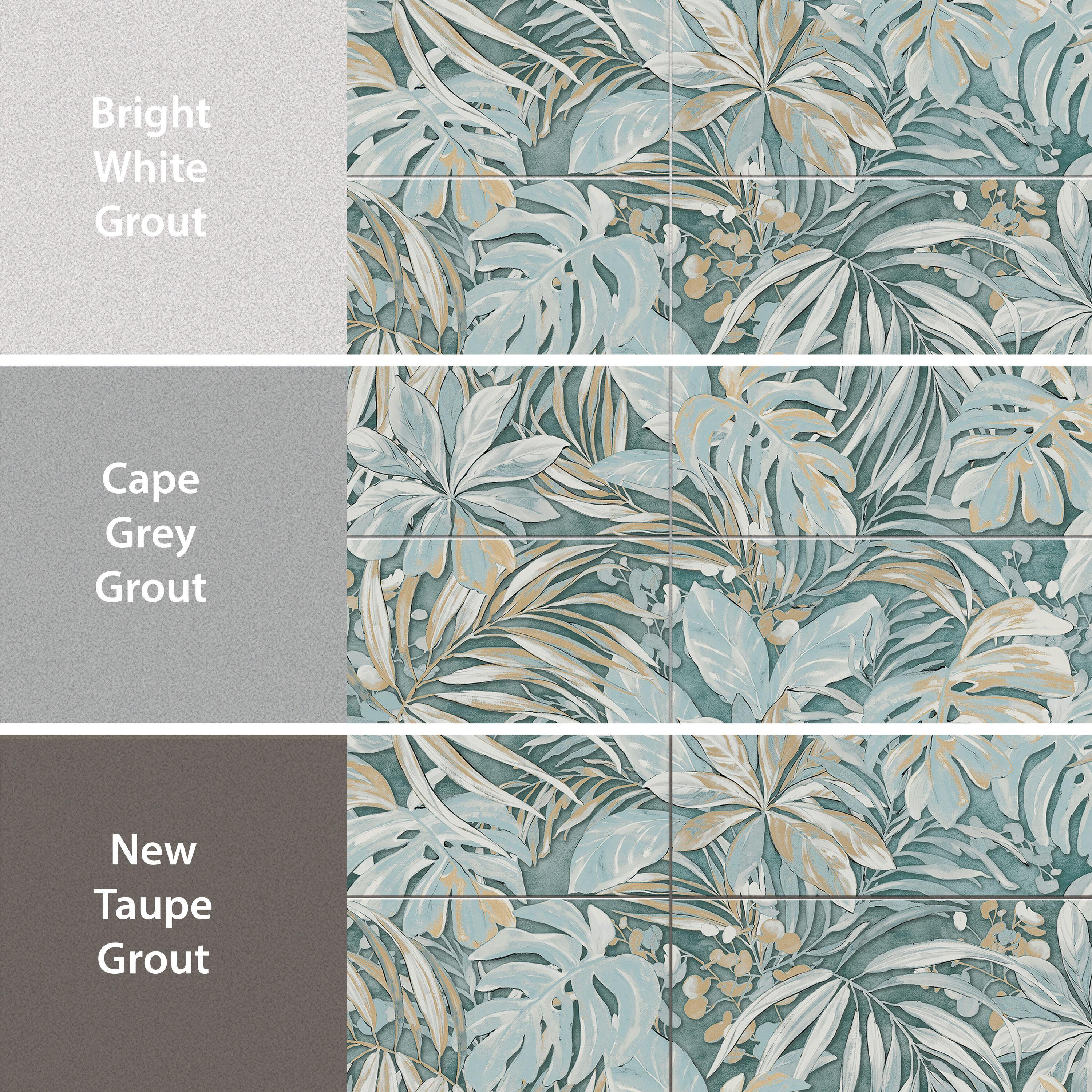 Parete Tropici 24" x 47" Porcelain Natural / Floral Wall & Floor Tile