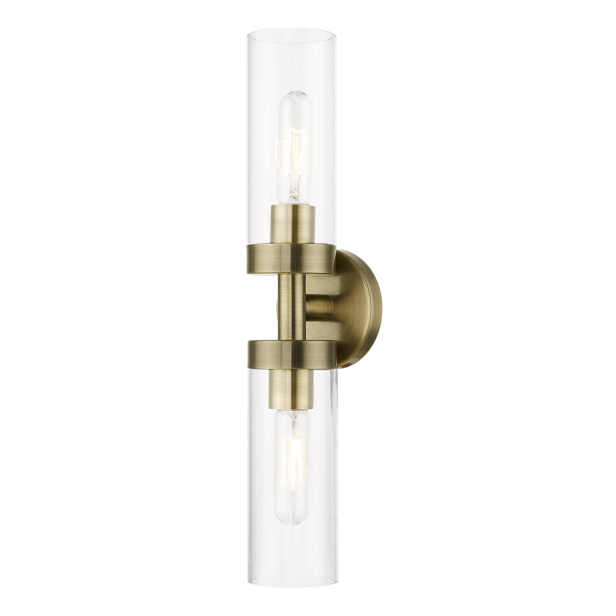 Livex Lighting Ludlow 2 - Light Vanity in  Antique Brass