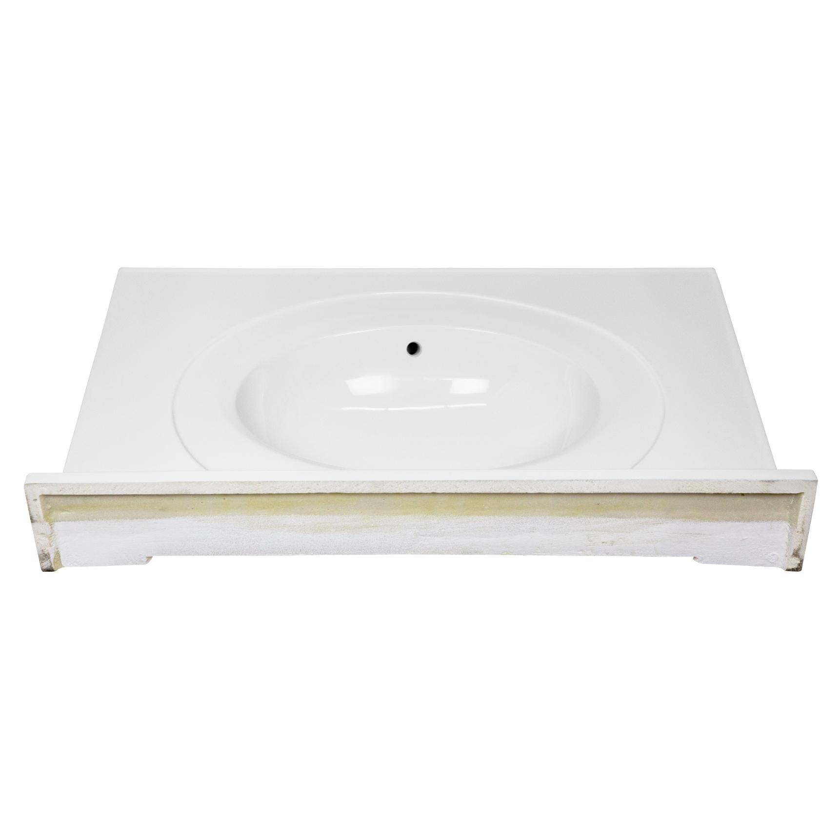 Cultured Marble Vanity Top with Backsplash