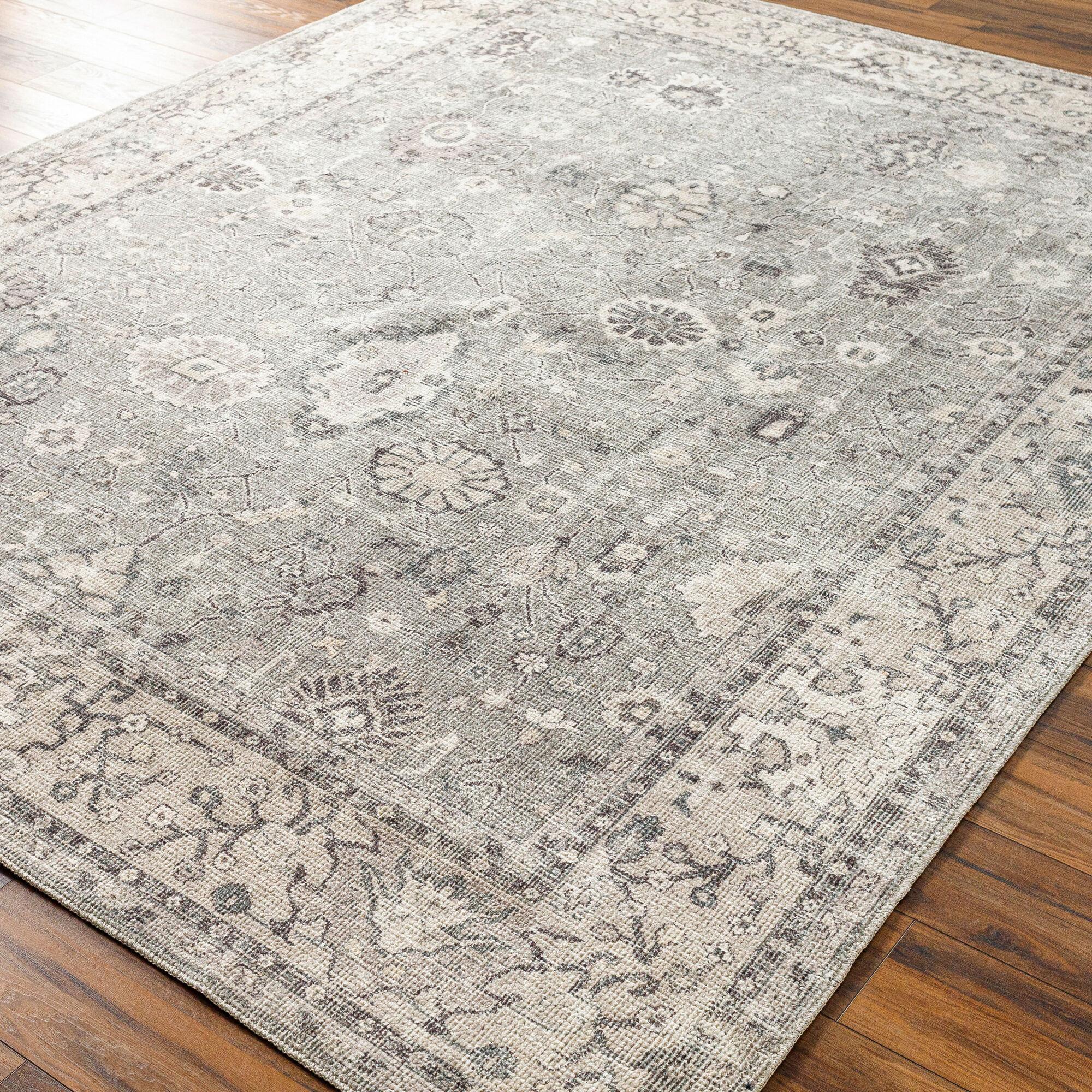 Becki Owens x Livabliss Oriental Vintage Dark Brown Area Rug