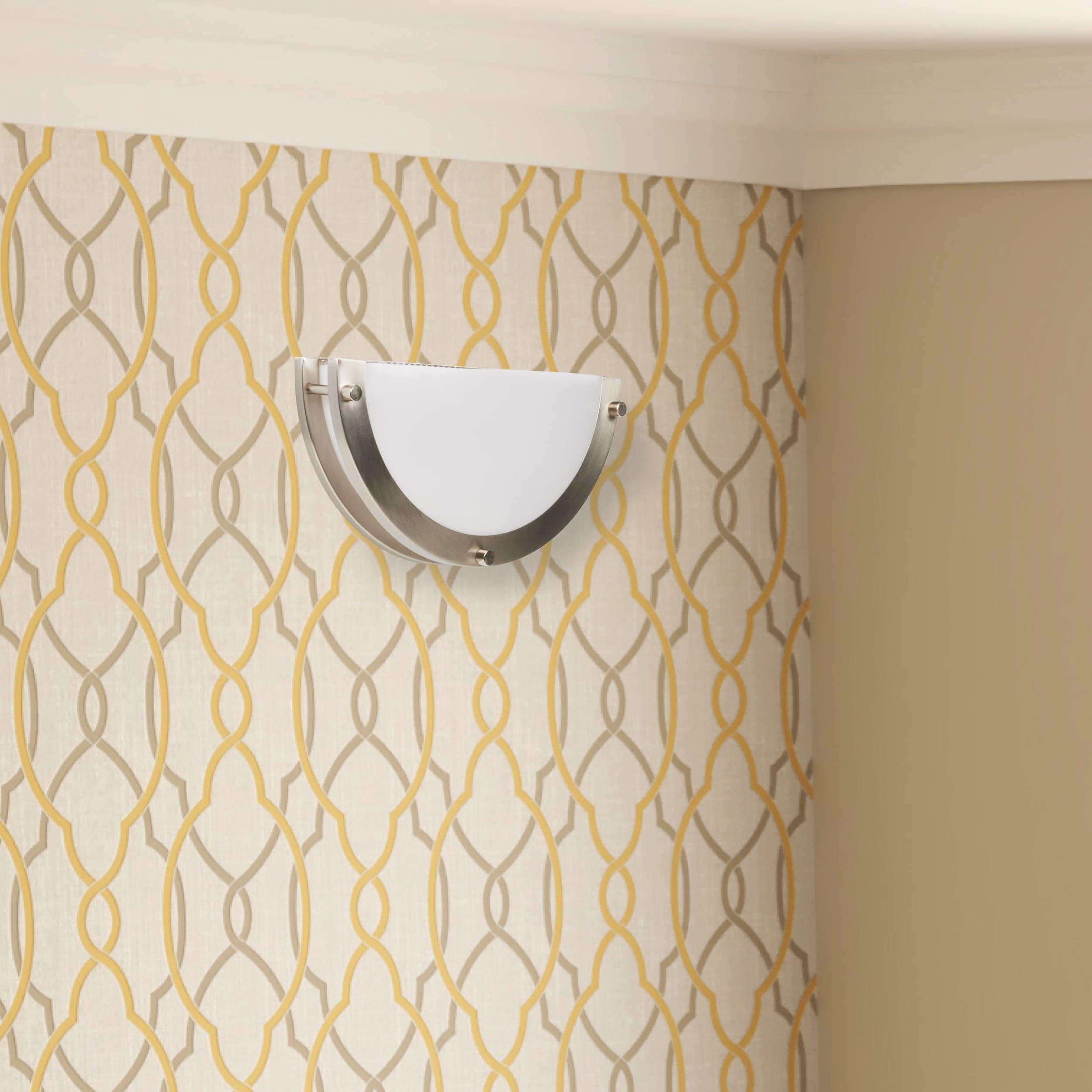 55540WTSN-Maxim Lighting-Linear-12W 1 LED Wall Sconce-12 Inches wide by 6 inches high