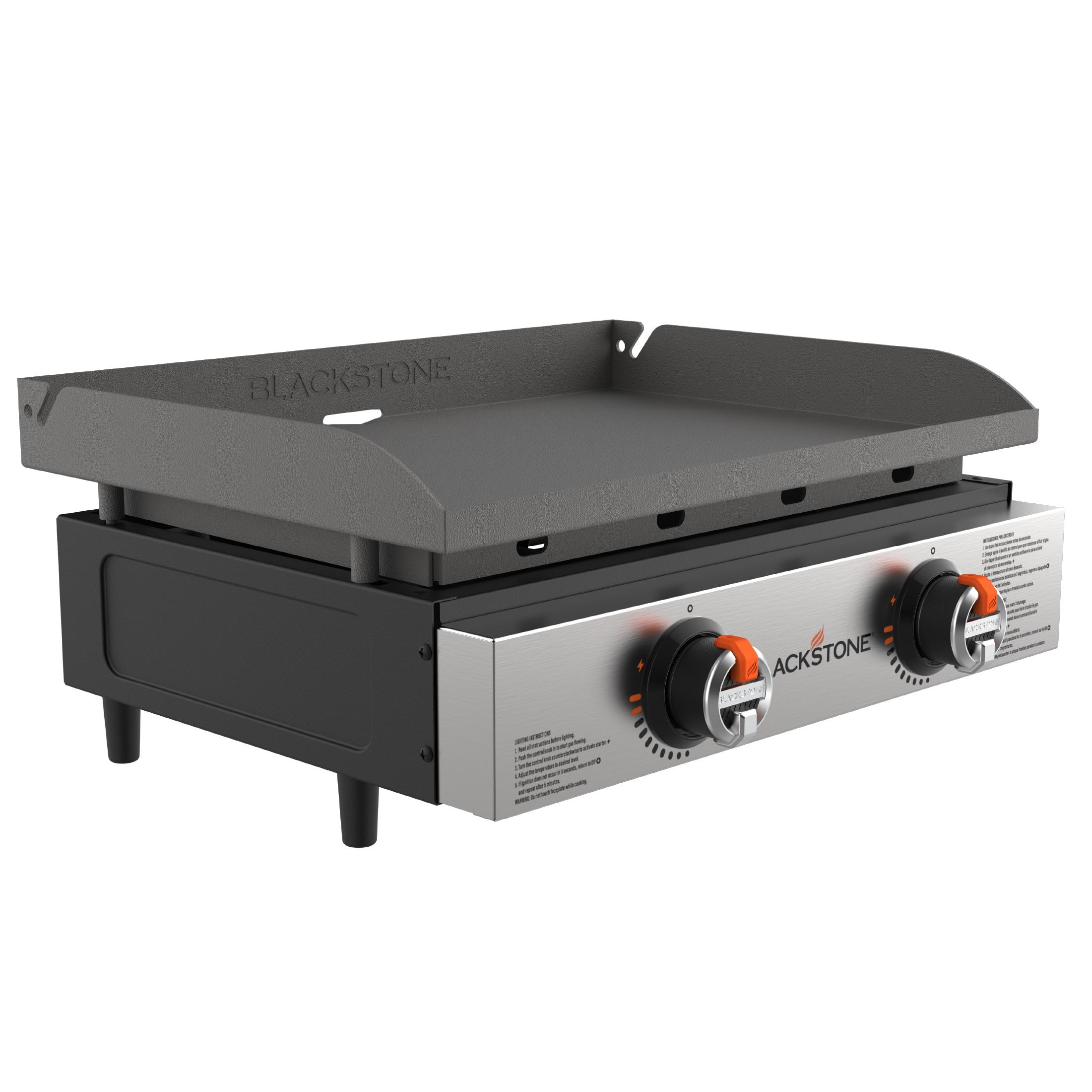 Blackstone 22" Original Omnivore Tabletop Griddle 2-Burner Liquid Propane Flat Top Grill