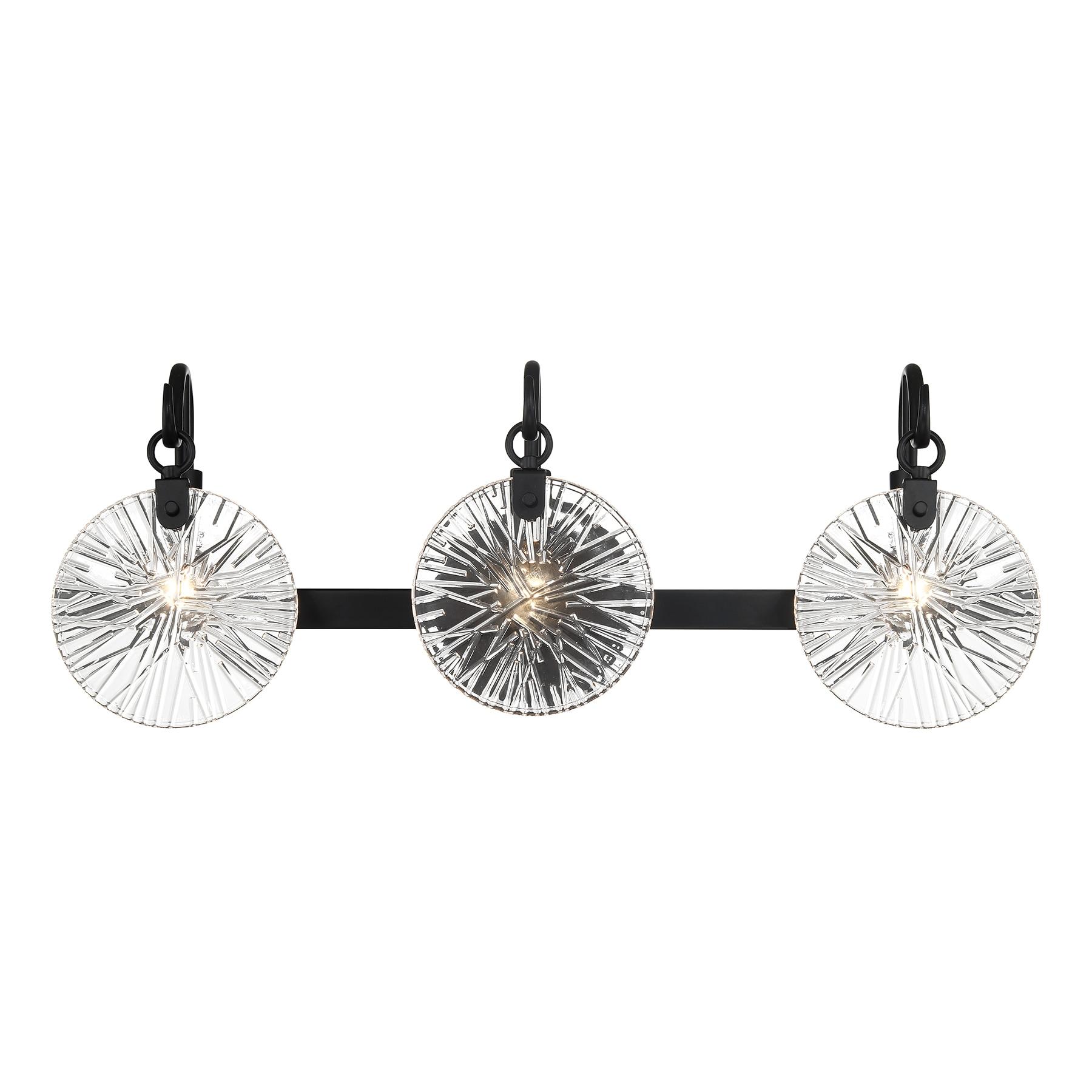 Savoy House Addison 3 - Light Vanity in  Matte Black