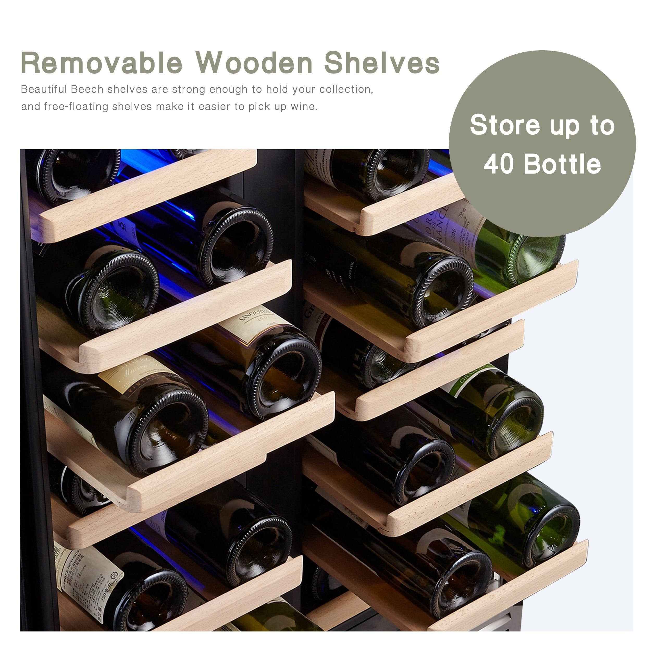 Kalamera Kalamera 40 Bottle Dual Zone Built-In Wine Refrigerator