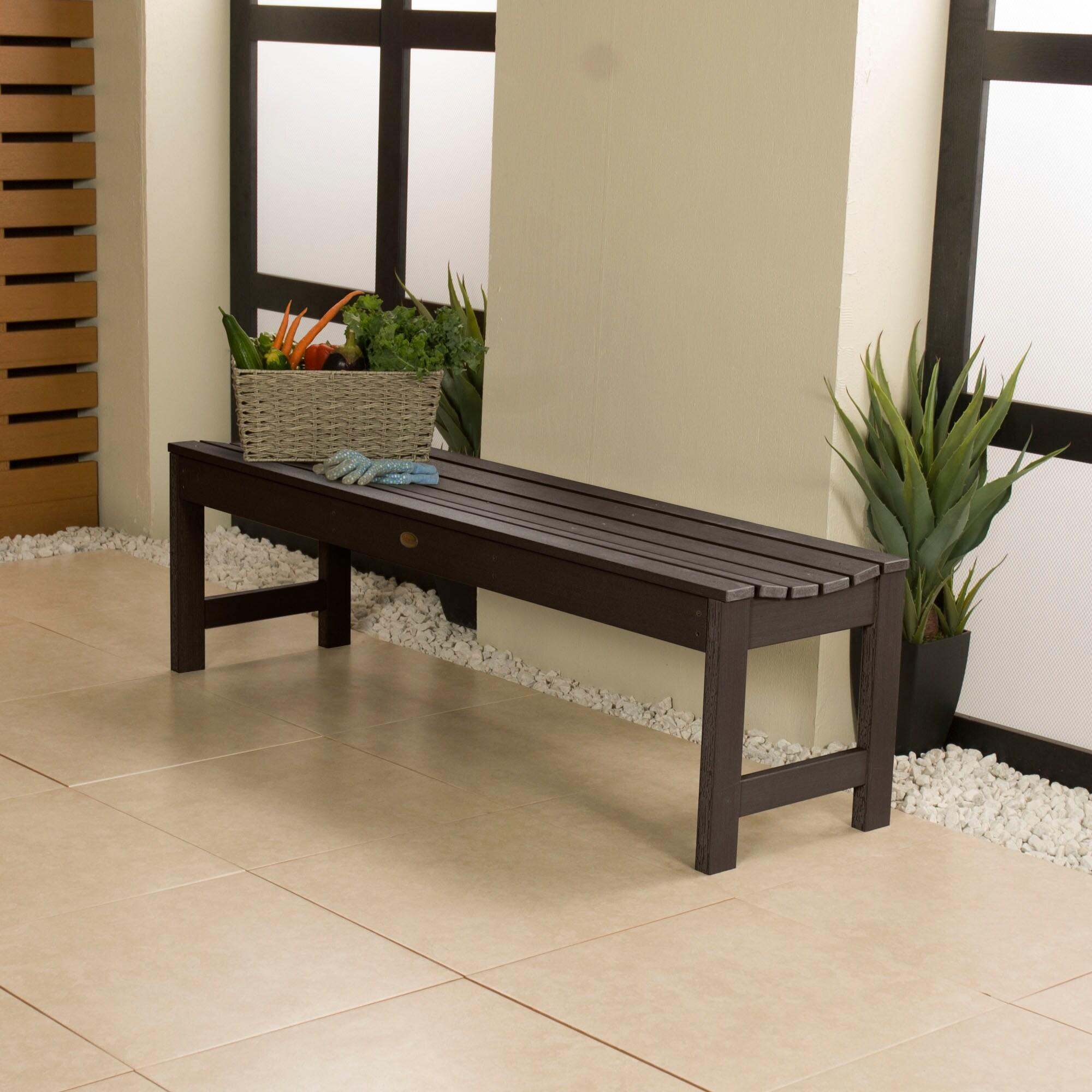 highwoodÂ® Eco-Friendly Recycled Plastic Lehigh Picnic Bench, 5'