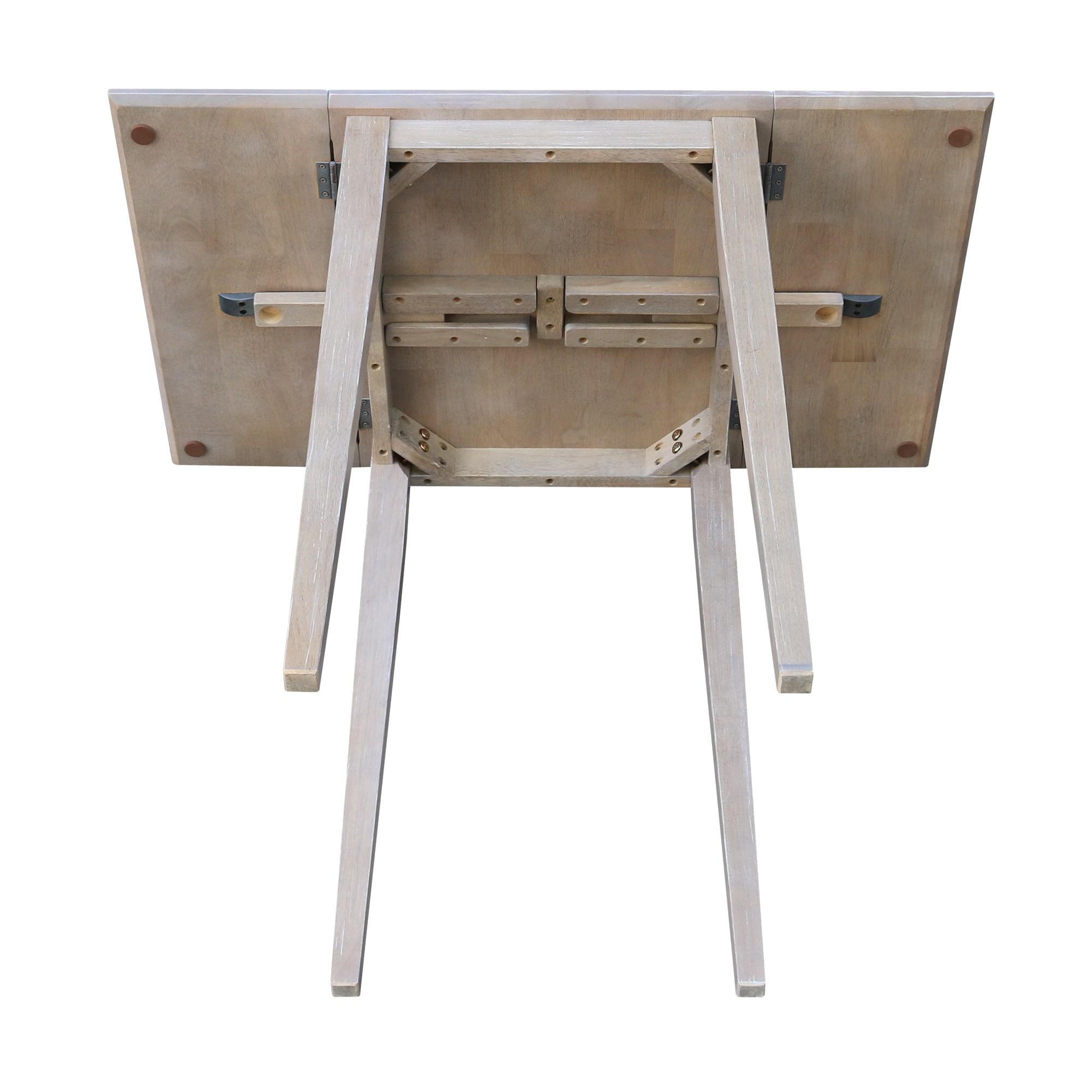 Tate Dining Table Washed Gray/Taupe - International Concepts