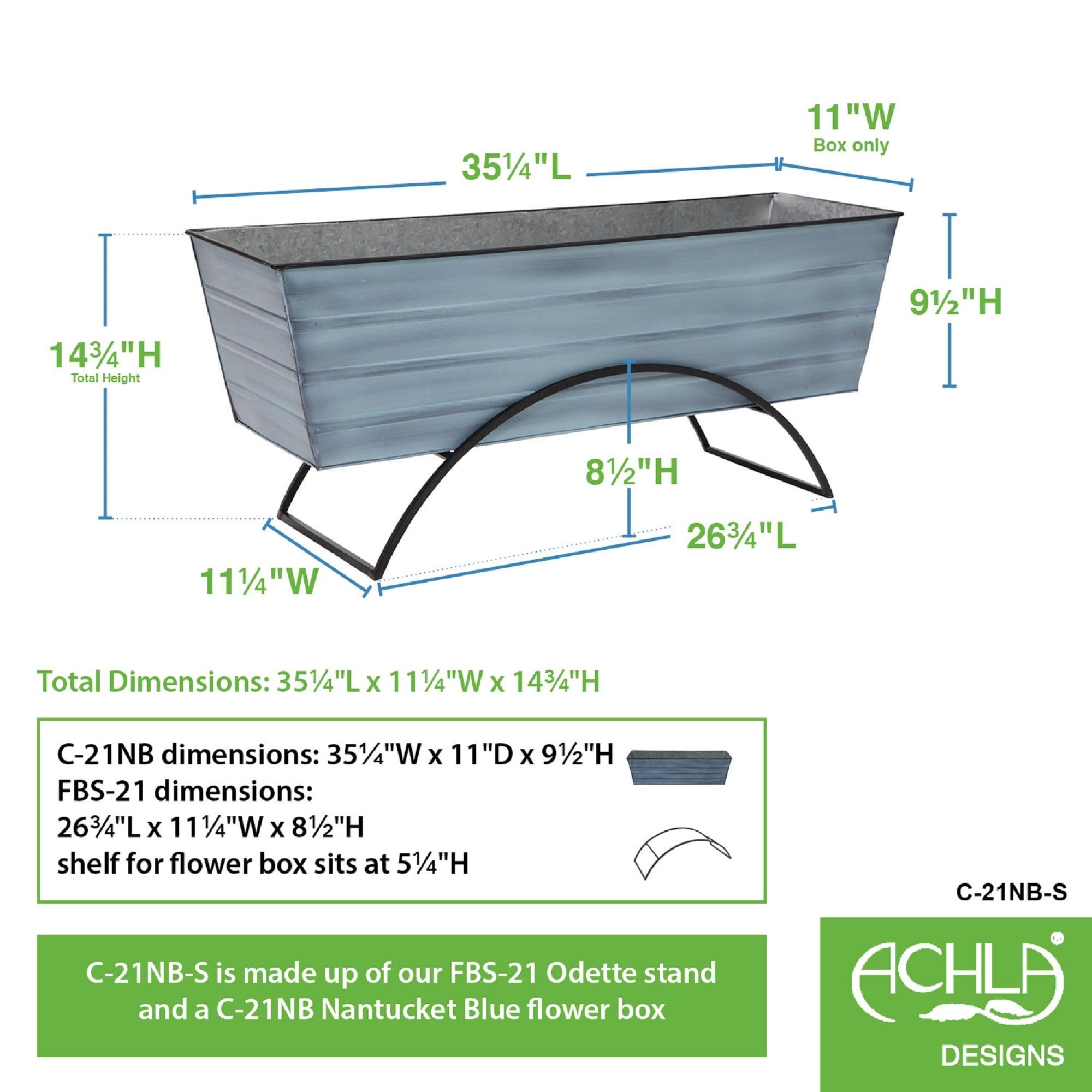 Oberdan Metal Planter