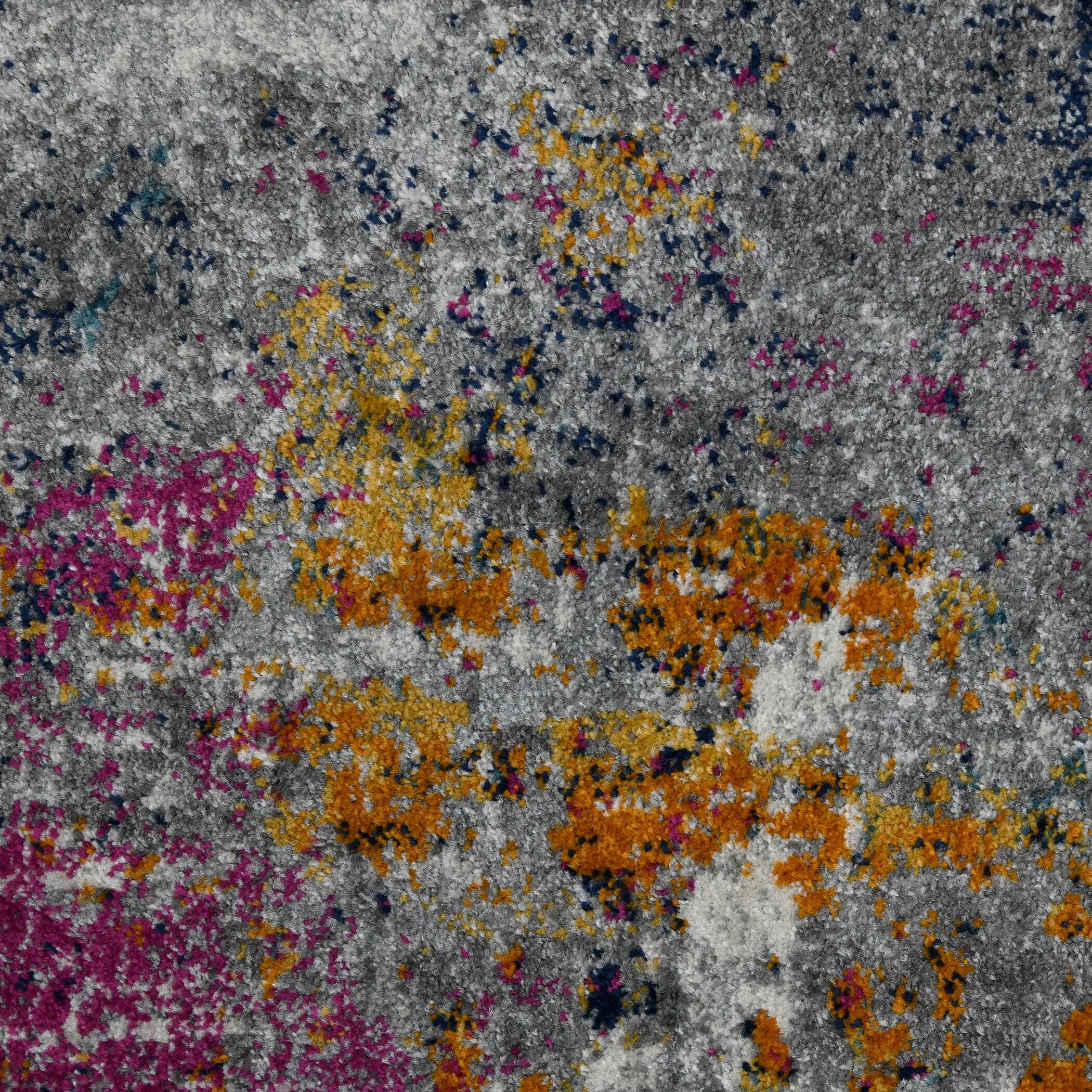 AMER Rugs Hannah Abstract Transitional Durable Performance Multicolor Area Rug