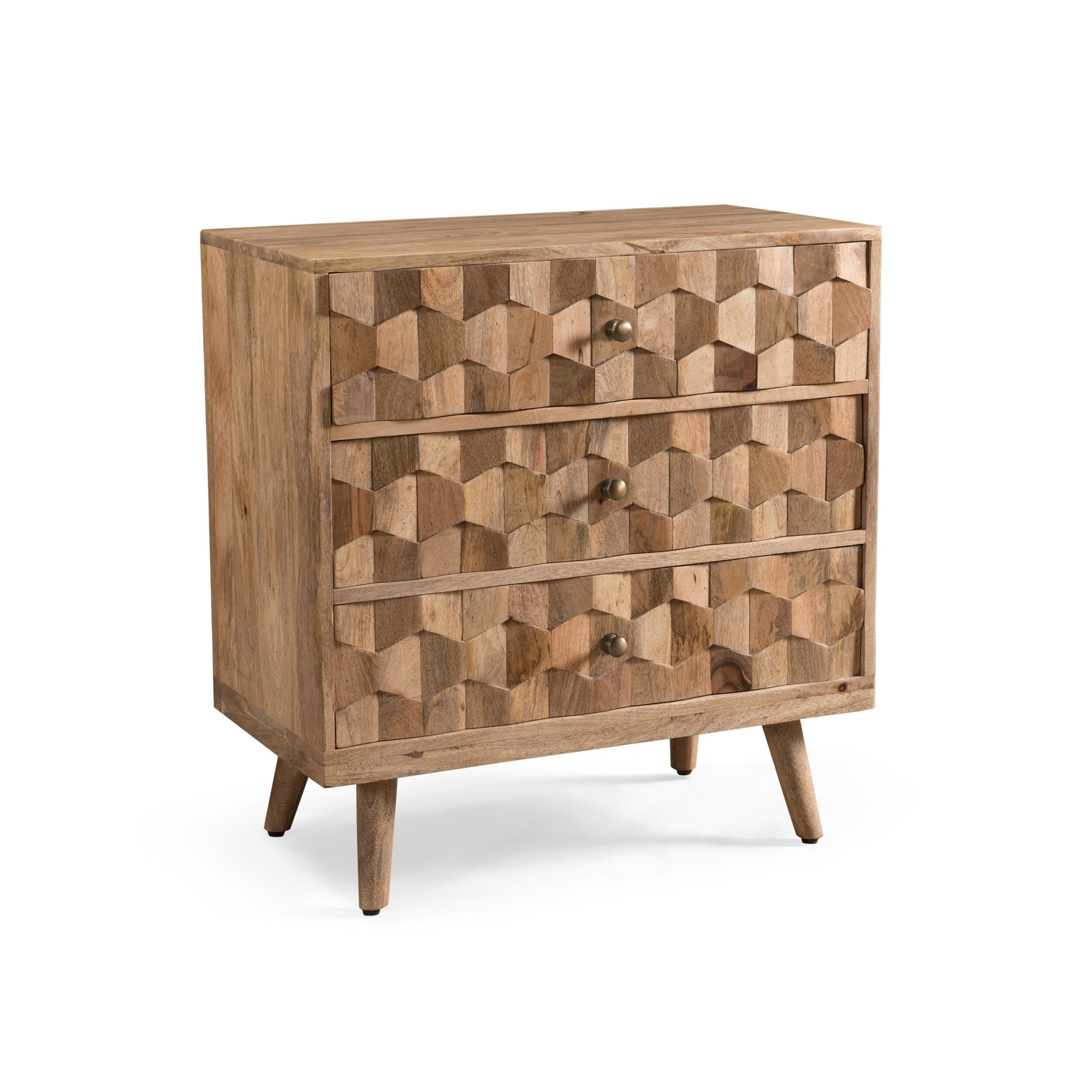 Millwood Pines 3 Drawer Dresser Chest