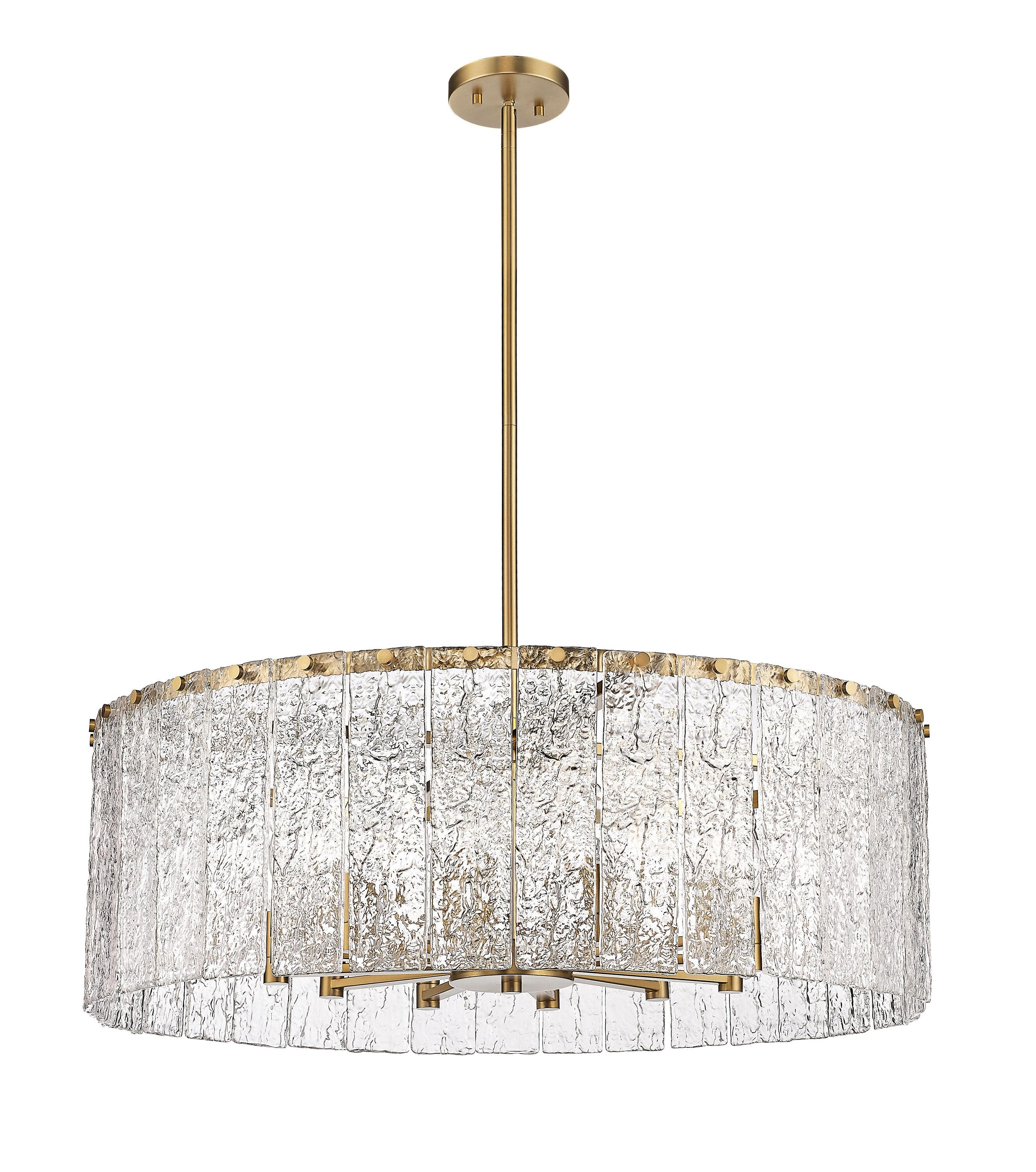 Z-Lite Glacier 12 - Light Chandelier in  Modern Gold