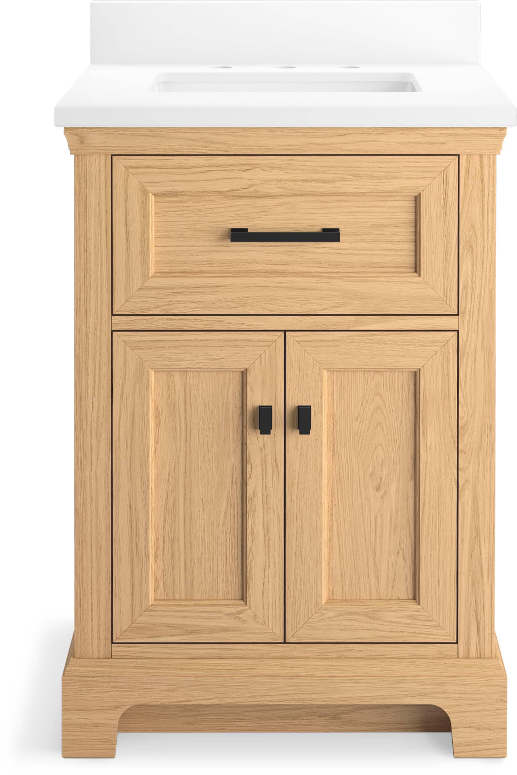 Charlemont 24 In. Bathroom Vanity Cabinet With Sink And Quartz Top