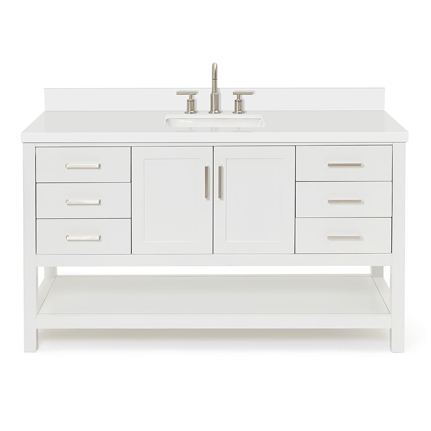 61" Single Bathroom Vanity Set