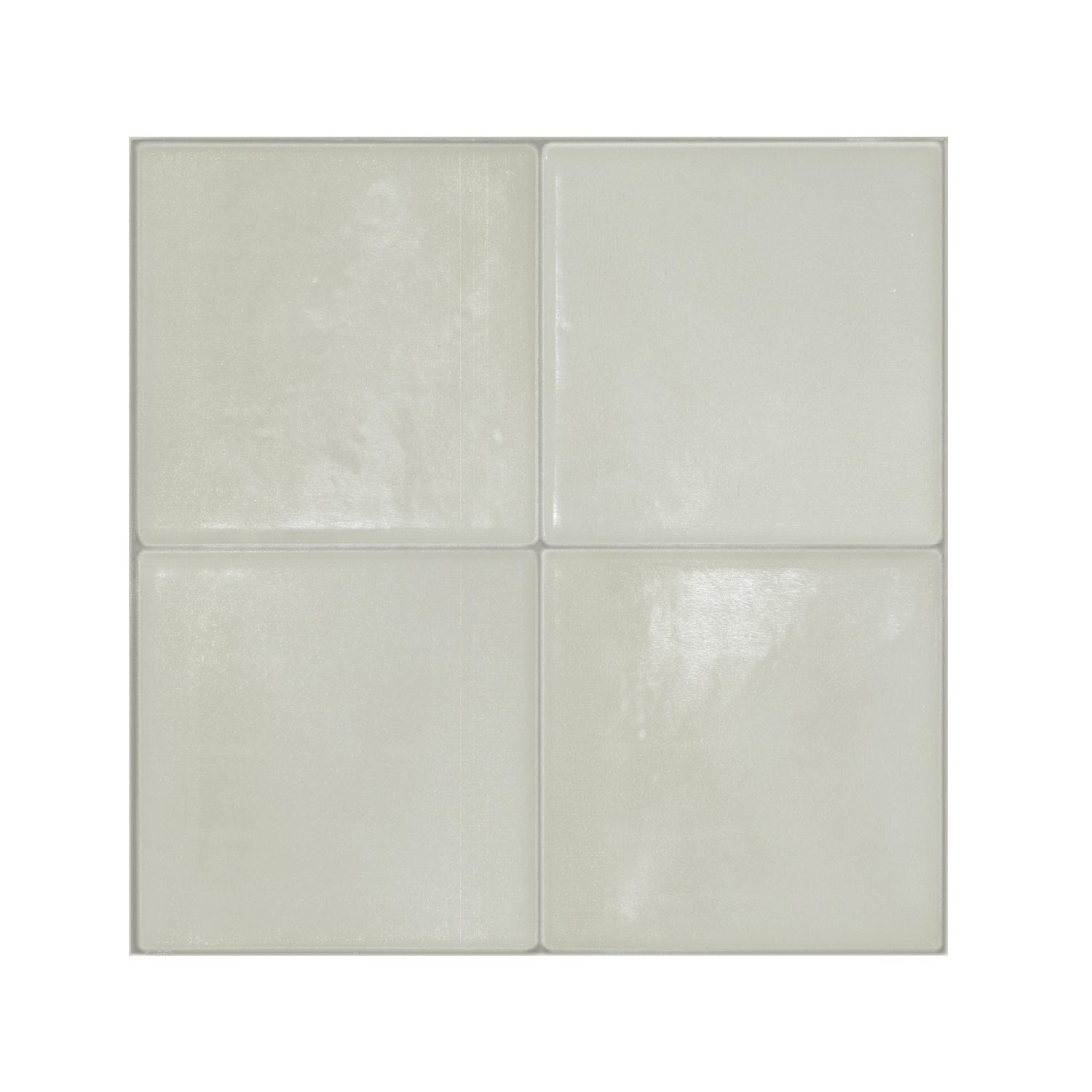Peel and Stick Gel Backsplash Tile Zellige 9'' x 9'' (Set of 4)