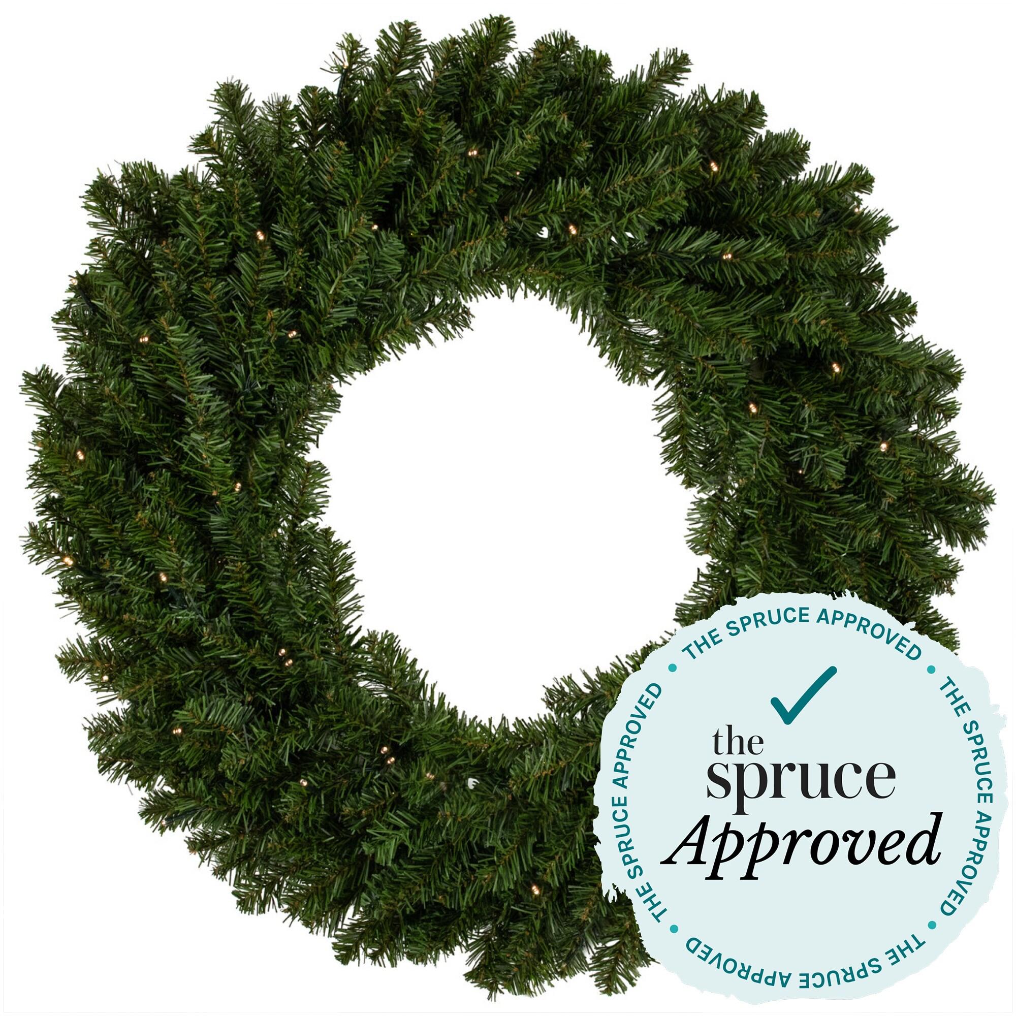 Northlight Seasonal Canadian Pine Artificial Christmas Wreath Unlit