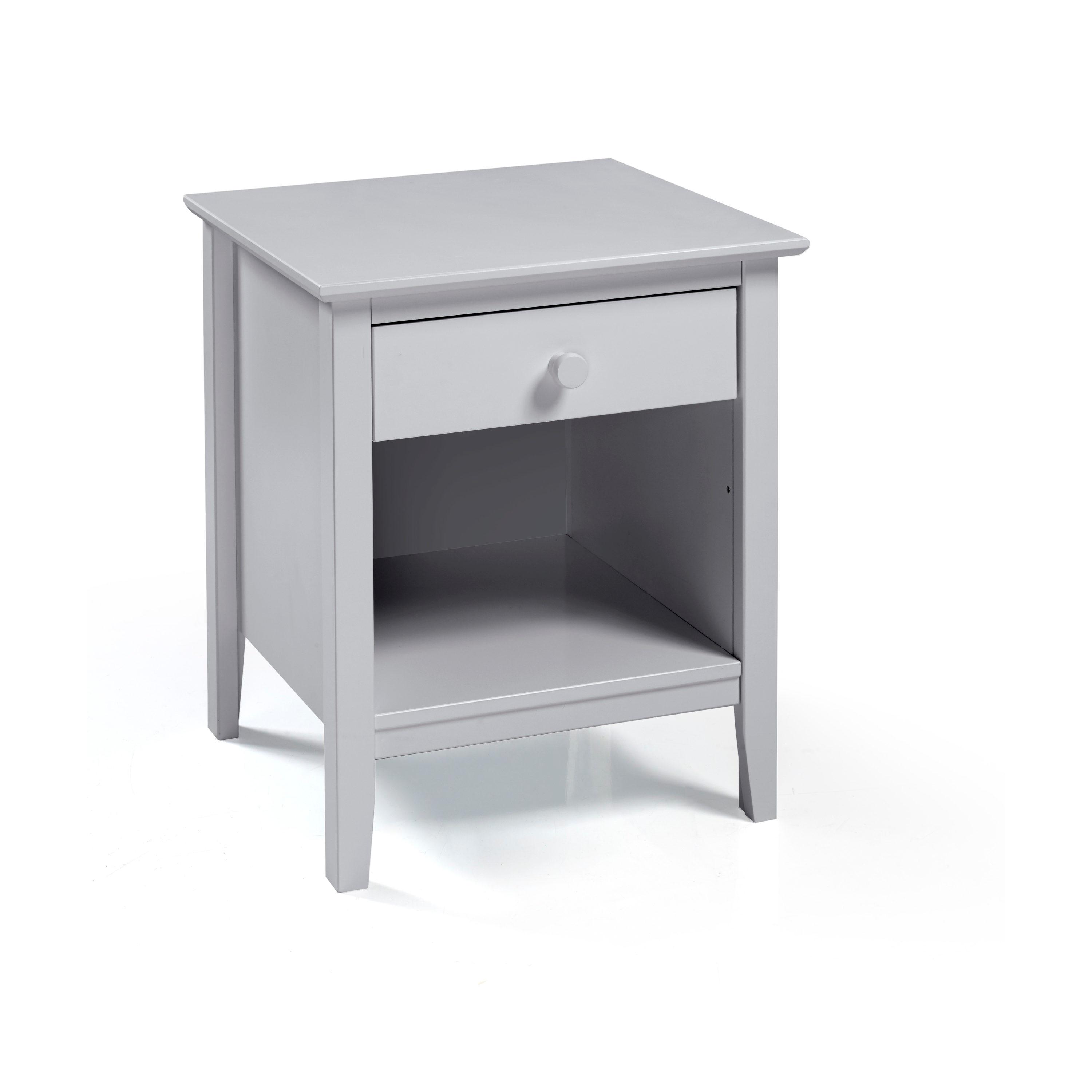 Alaterre Simplicity Nightstand, Dove Gray
