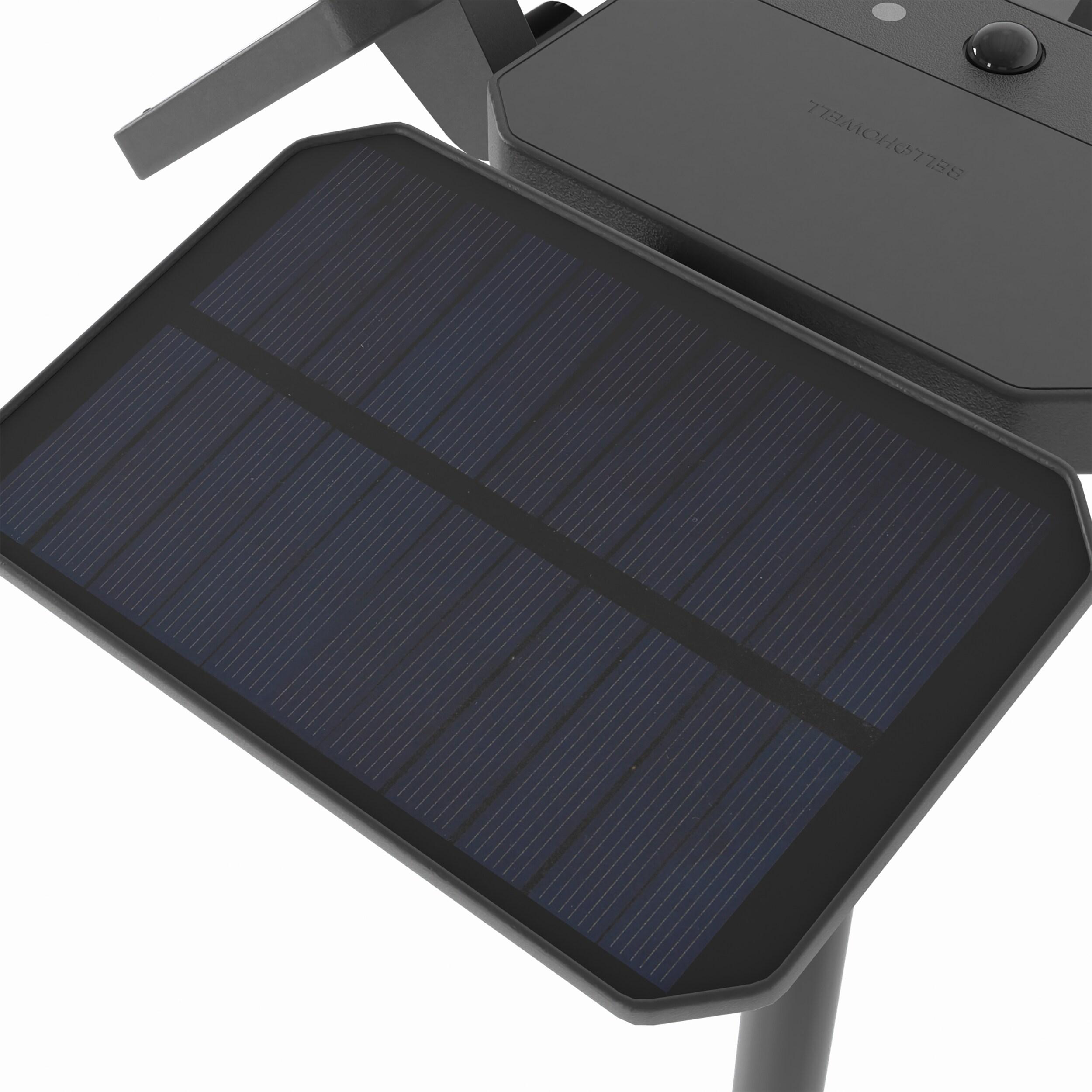 Bell + Howell Bell+Howell Bionic Solar Powered Floodlight with Remote Control, Wide Angle and Motion Activated