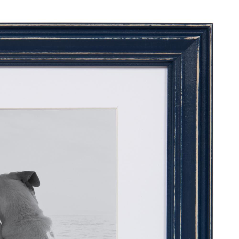 10pc Bordeaux Frame Box Set White/Black/Natural Wood - Kate & Laurel All Things Decor: Wall Display, Multi-Size, Modern Decor