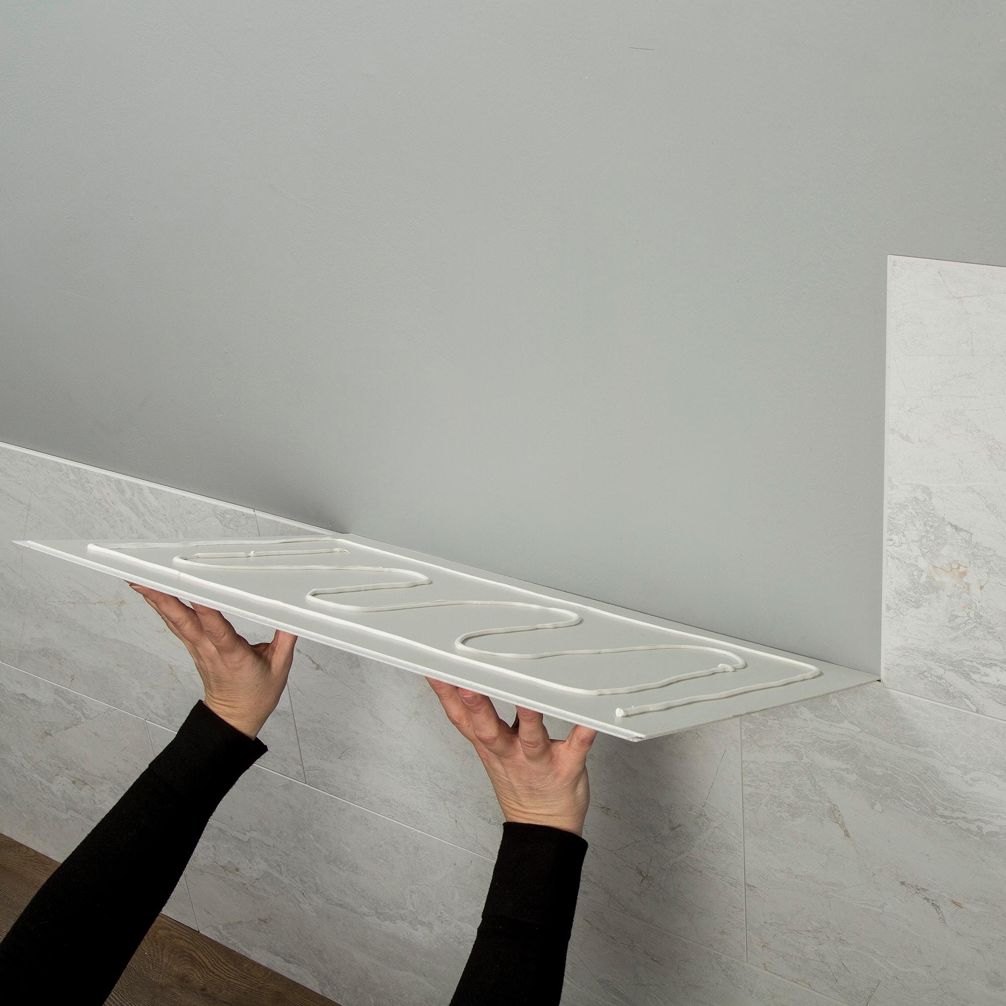 Palisade 25.6 in. x 14.8 in. Interlocking Vinyl Waterproof Wall Tiles
