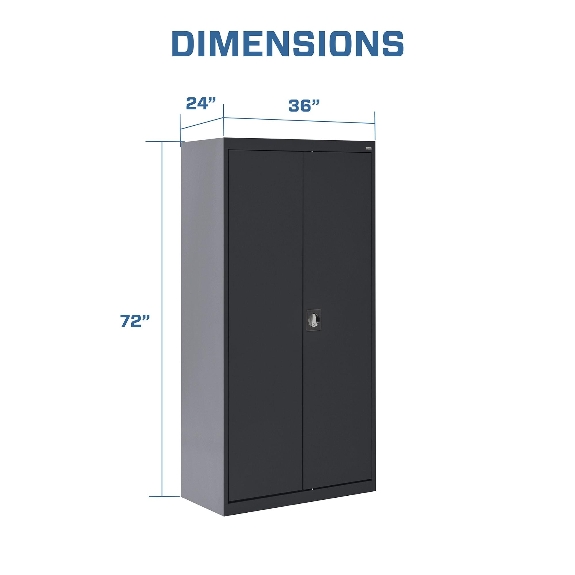 36'' Wide 5 - Shelf Storage Cabinet