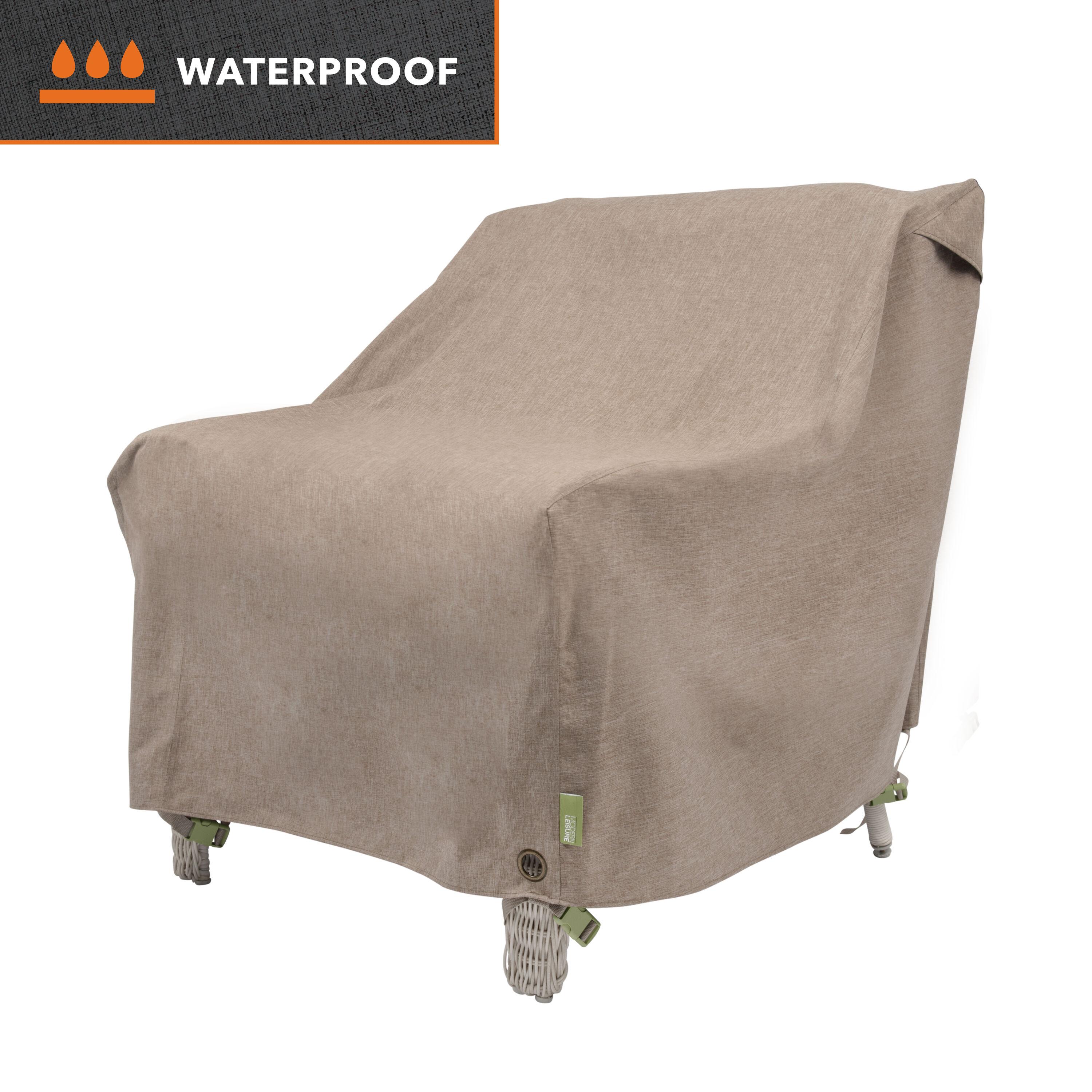 Modern Leisure Modern Leisure Garrison Patio Swivel Lounge Chair Cover,  37.5"L x 39.25"W x 38.5"H, Sandstone