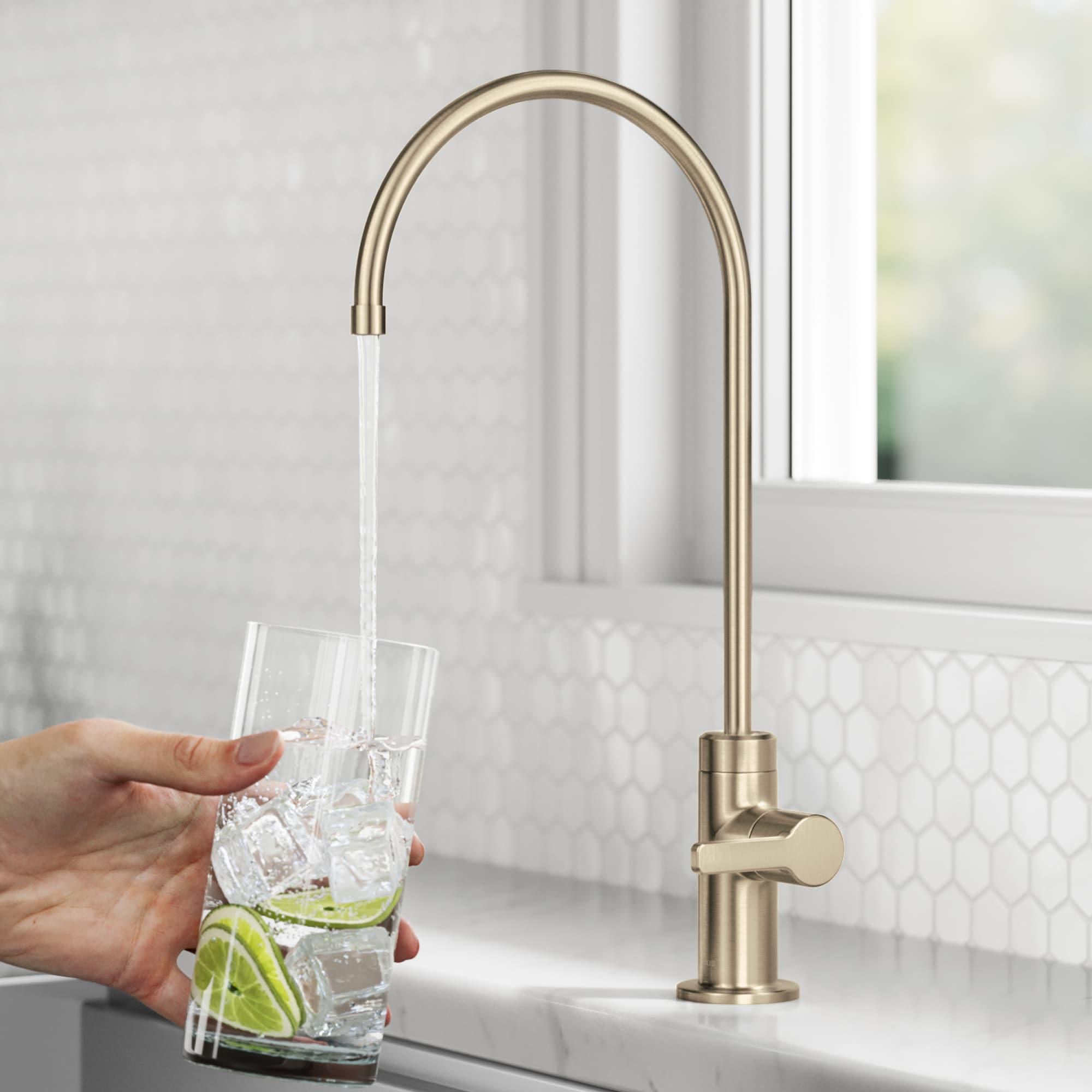 KRAUS Oletto Single Handle Drinking Water Filter Faucet for Reverse Osmosis