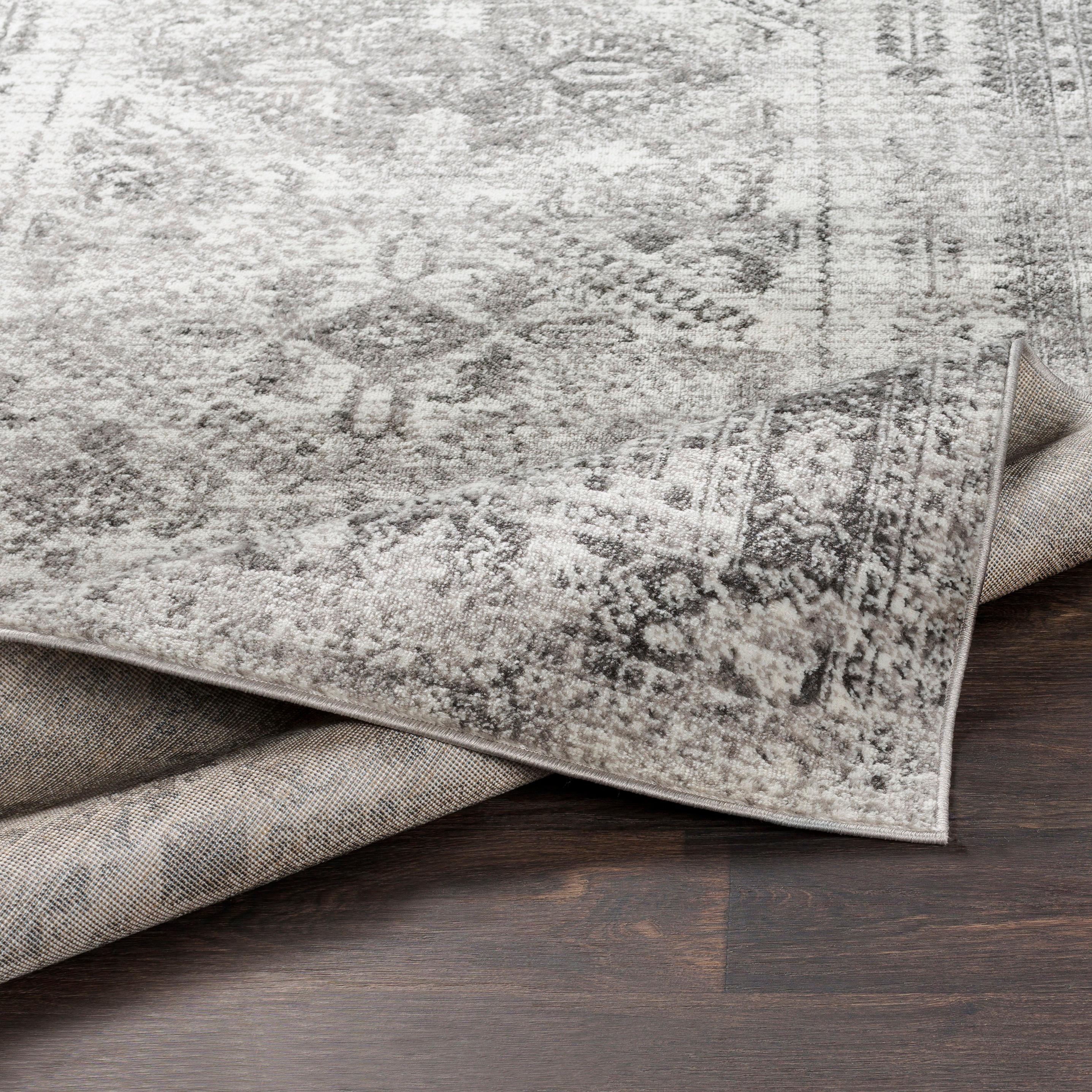 Livabliss Desta Vintage Oriental Area Rug,7'10" x 10'2",Charcoal