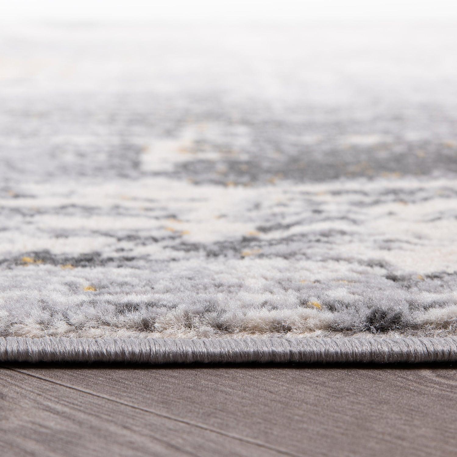 World Rug Gallery Dublin Contemporary Abstract Area Rug - Yellow 3'3"x5'