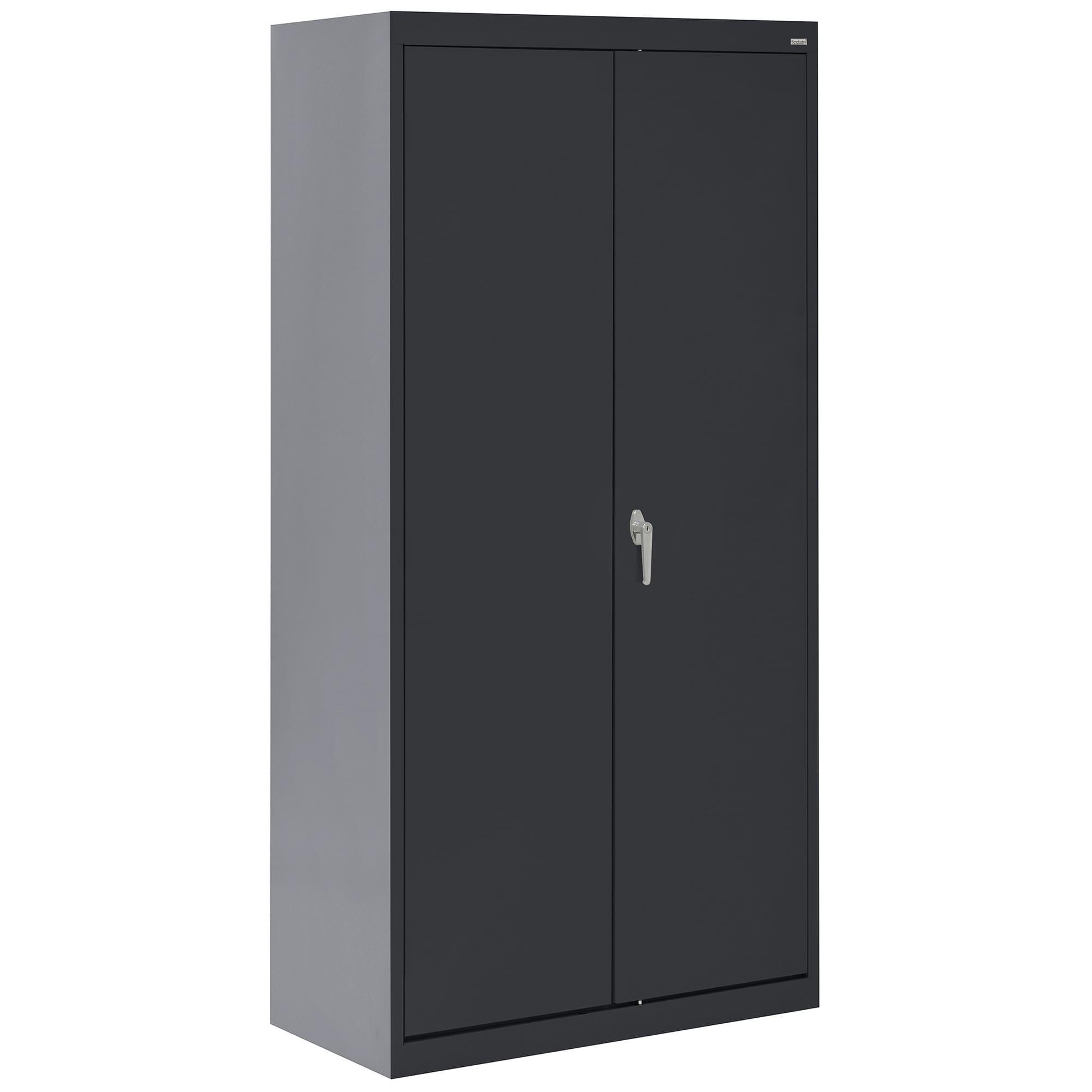 Classic Sandusky Lee 36" W x 24" D x 72" H Steel Wardrobe Cabinet with Adjustable Shelf by Sandusky