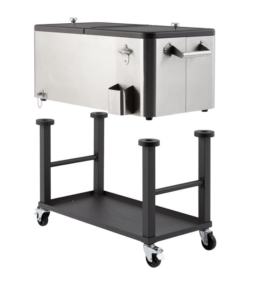Trinity TRINITY 100 Qt./25 Gal. Stainless Steel Wheeled Cooler w/ Detachable Tub