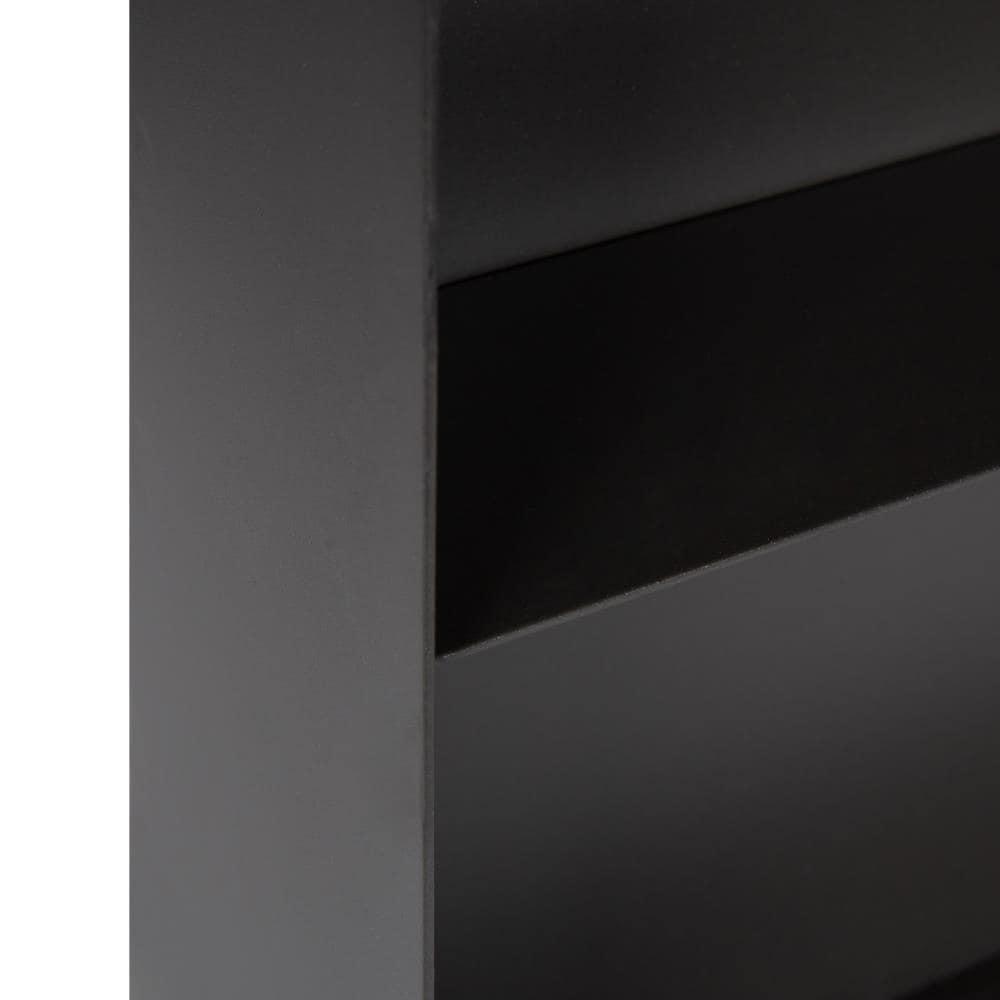 Kate and Laurel Armenta Metal Wall Shelf, Gray 16x28