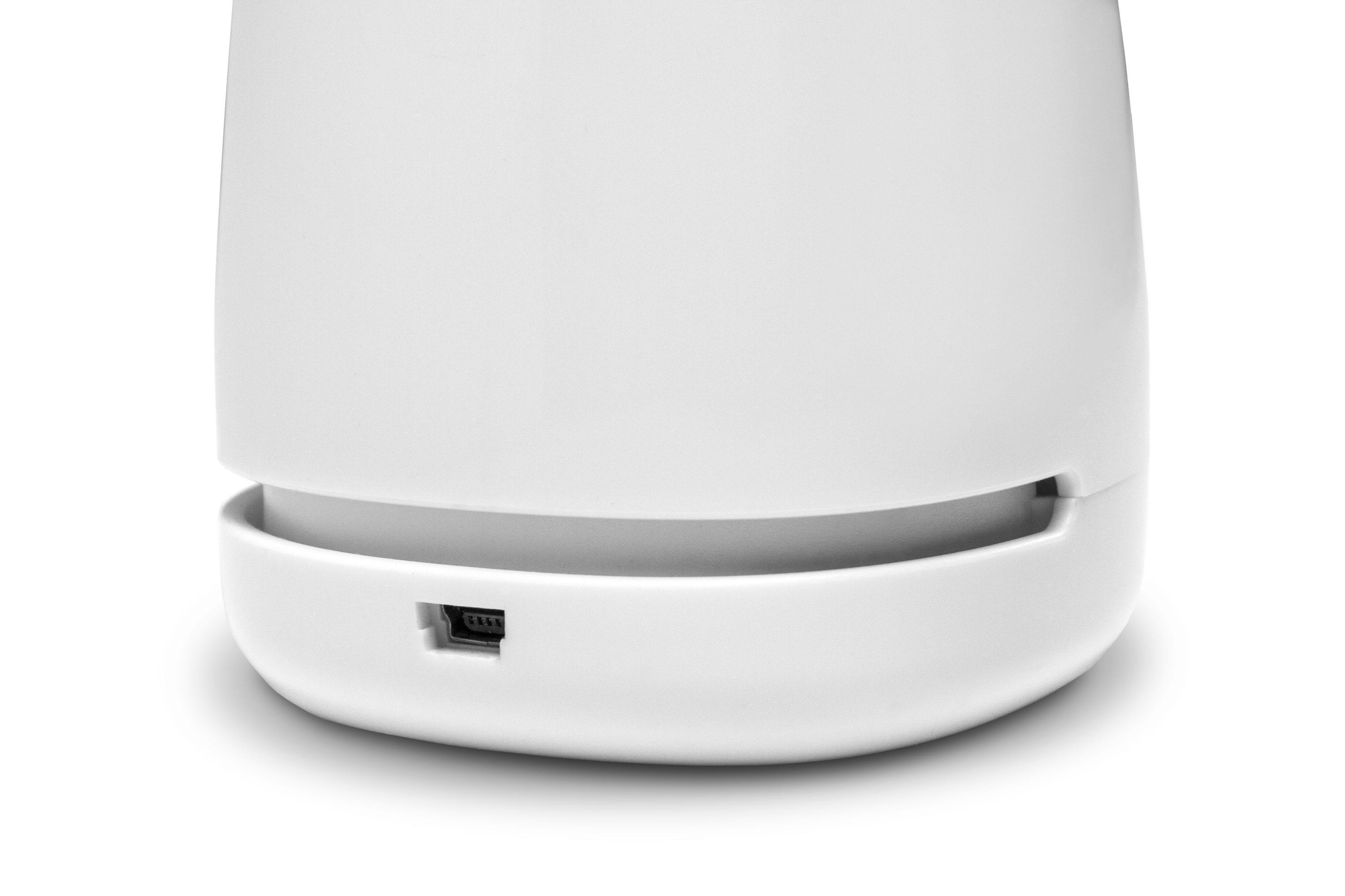 Compact White Ionic Refrigerator Air Purifier with LED Indicator