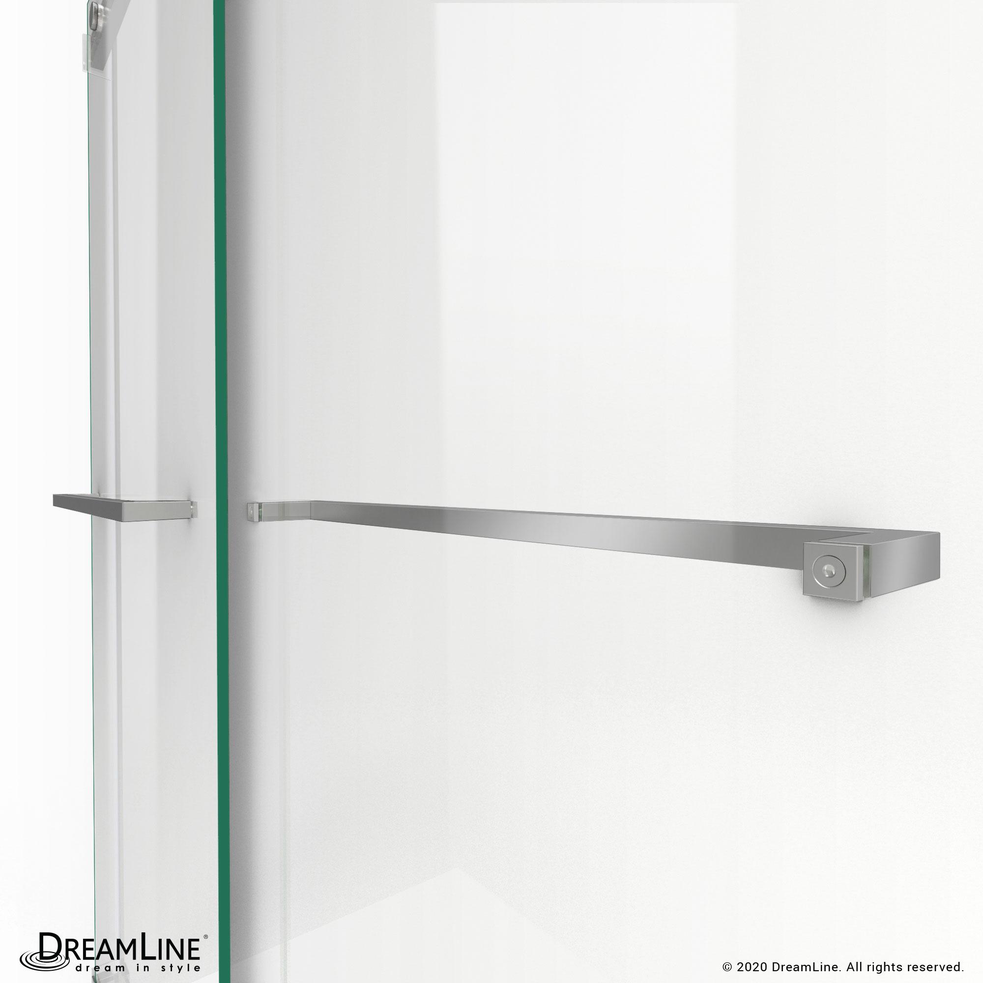 Essence 44" W x 76" H Frameless with ClearMax Technology Shower Door