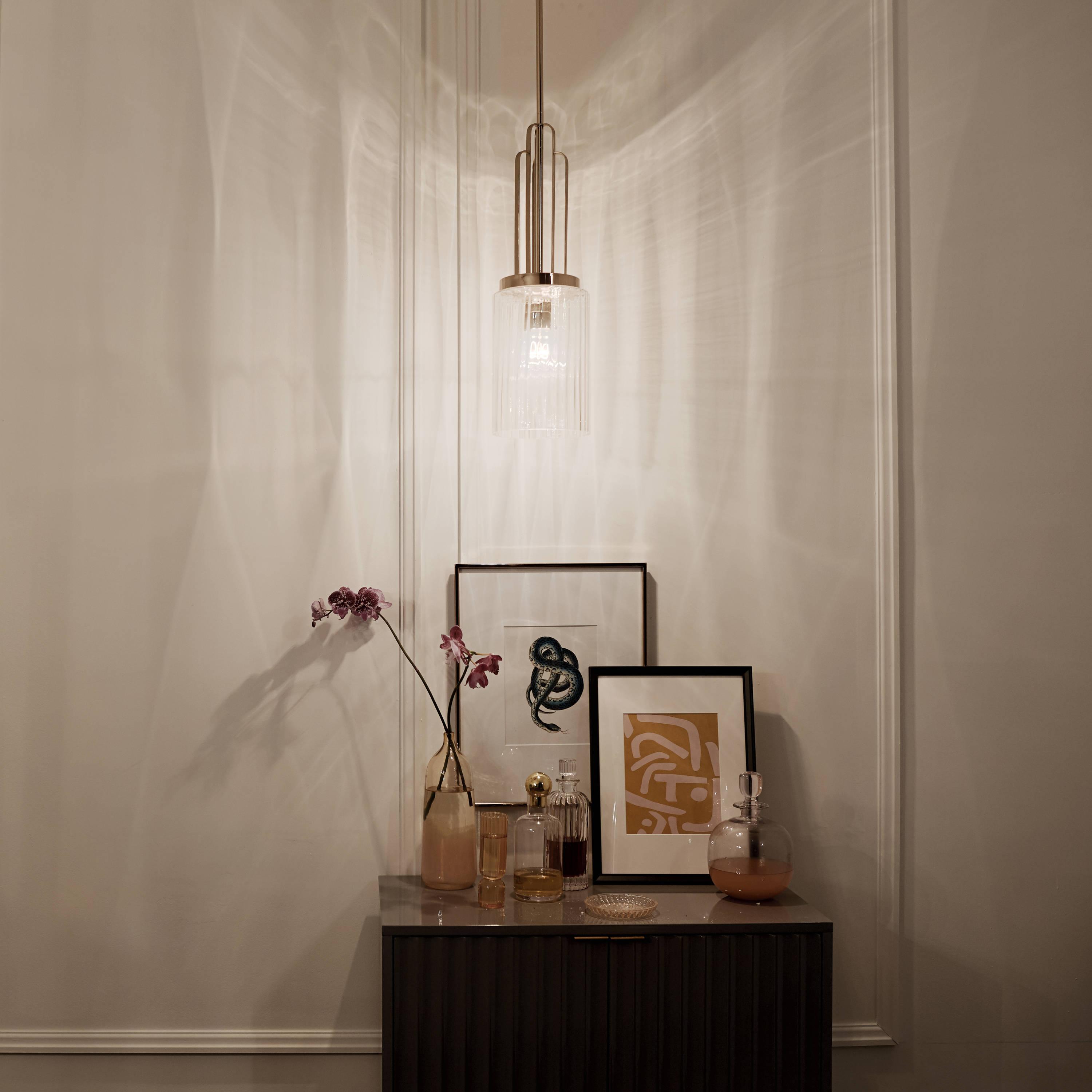 Kichler Lighting Kimrose 1 - Light Pendant in  Polished Nickel
