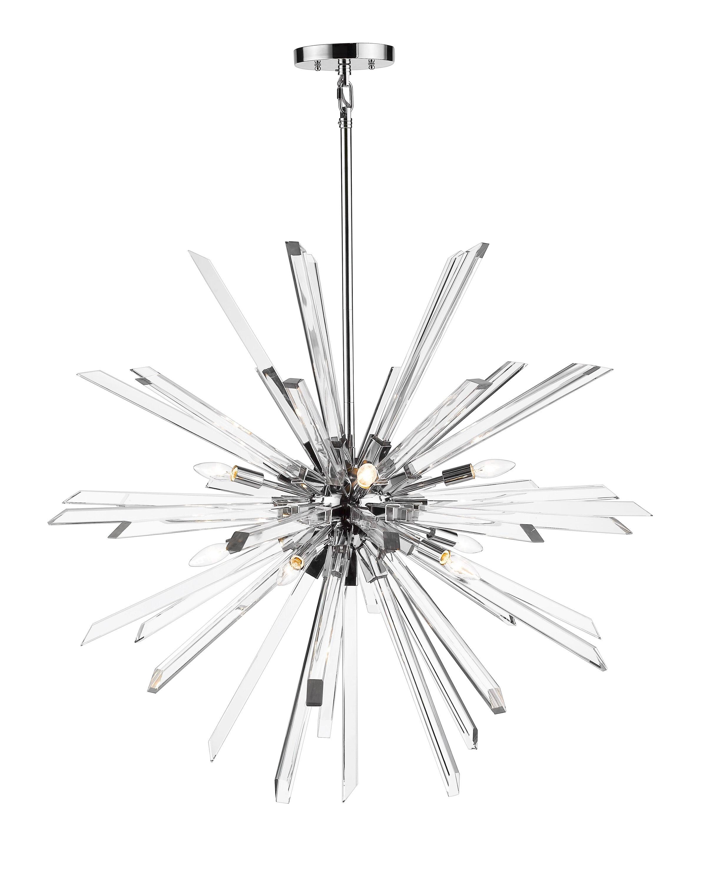10 Light Chandelier In Modern Style 41.5 Inches Wide By 39 Inches High Z-Lite 4003-10Ch