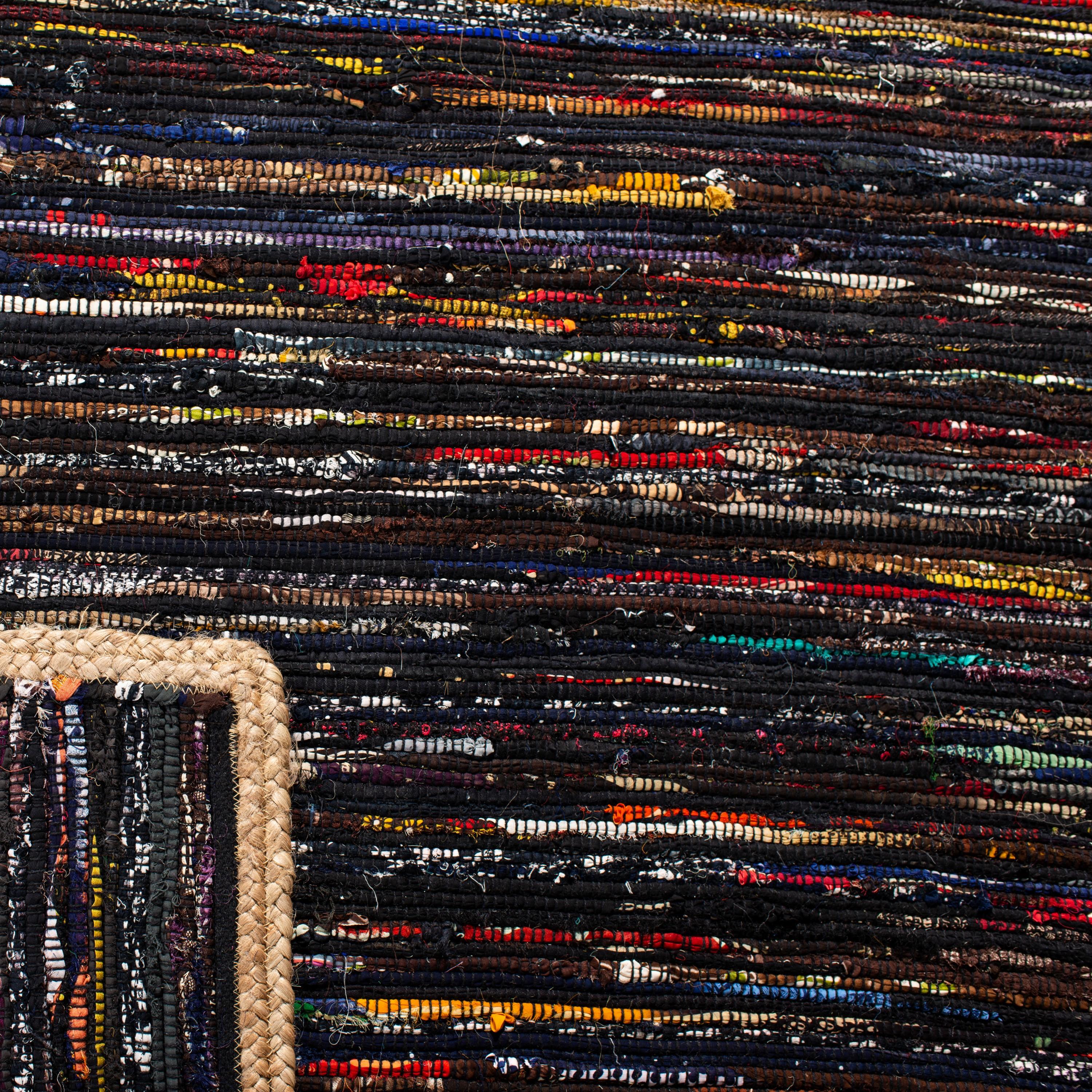 Montauk MTK960 Hand Woven Area Rug - Black/Natural - 5'x8' - Safavieh.
