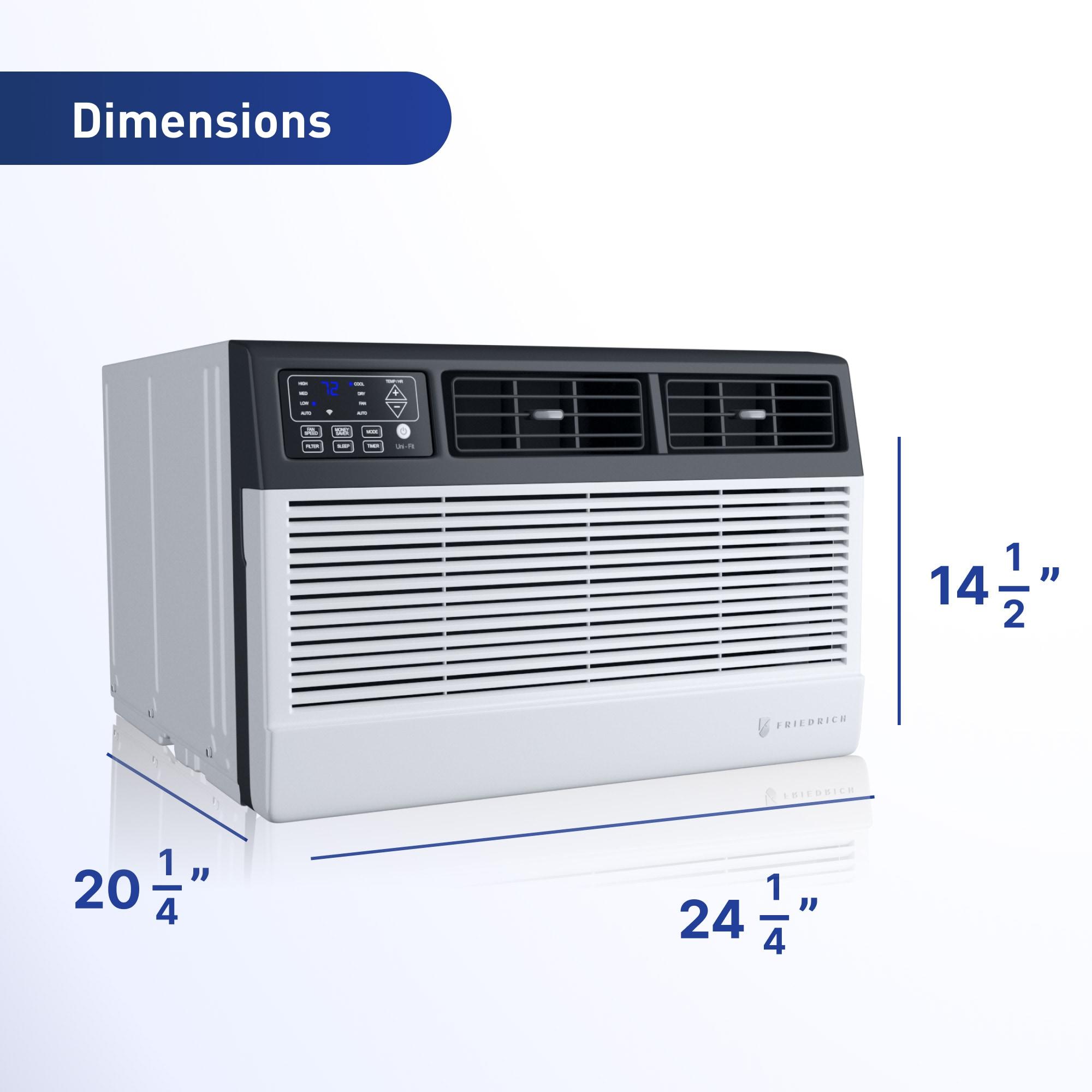 Friedrich 8000 BTU Wi-Fi Connected Window Air Conditioner with Remote Included