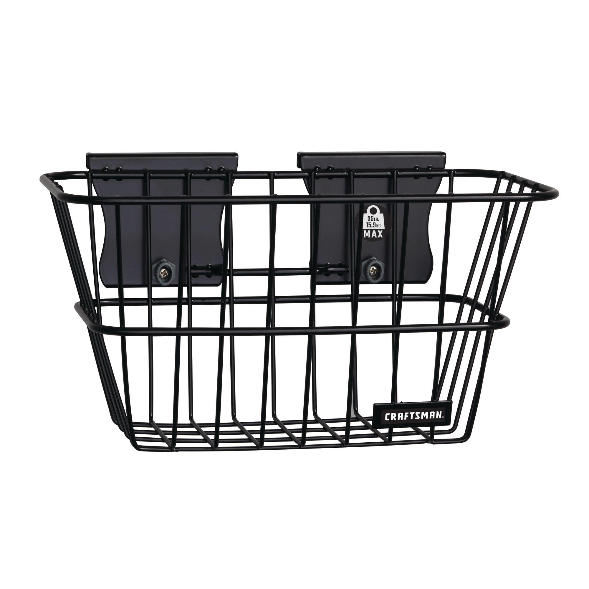 Craftsman Versatrack 17 in. L X 11 in. W X 12 in. H Black Wire Basket