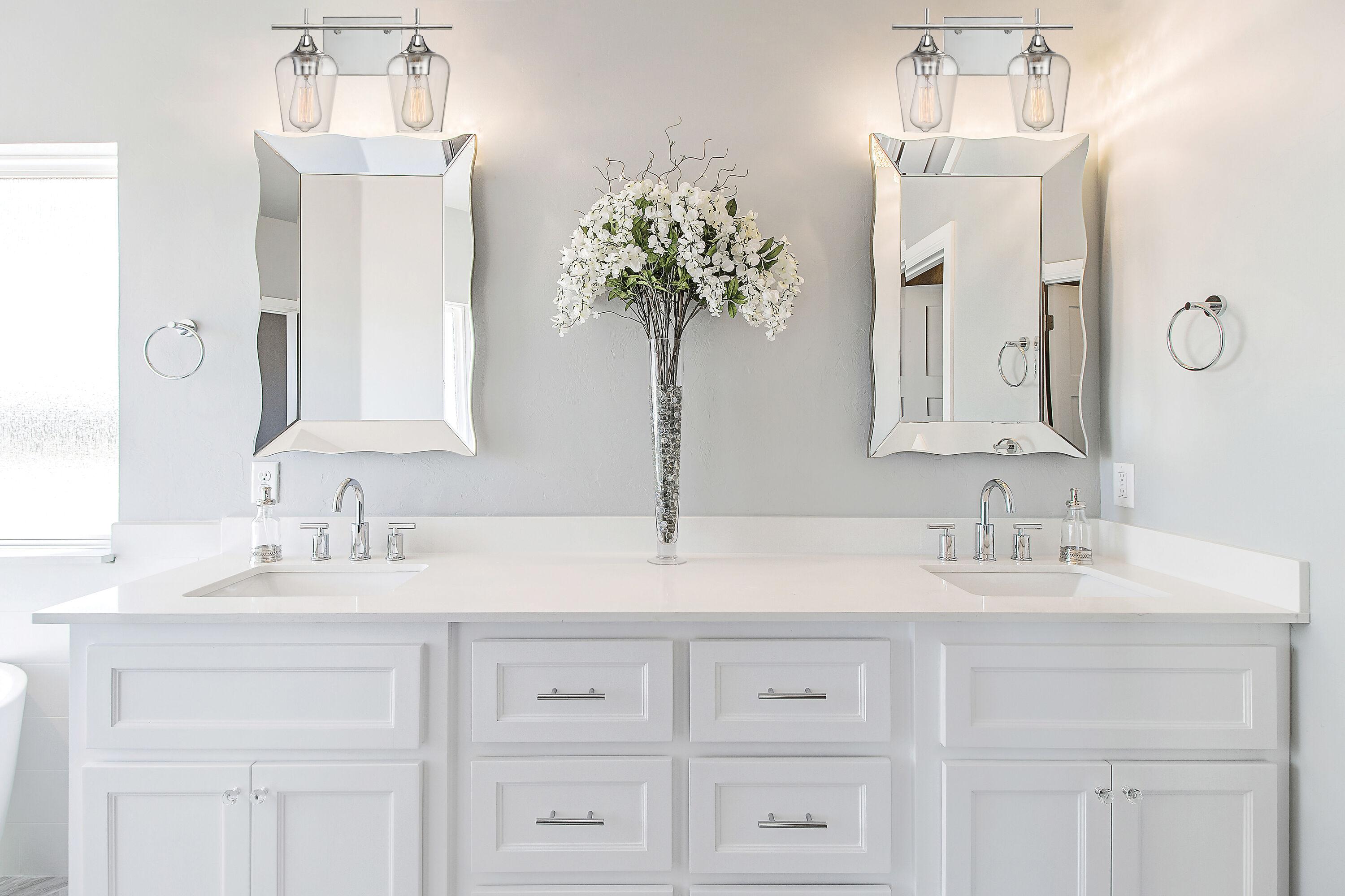 Savoy House Octave 2 - Light Vanity in Polished Chrome