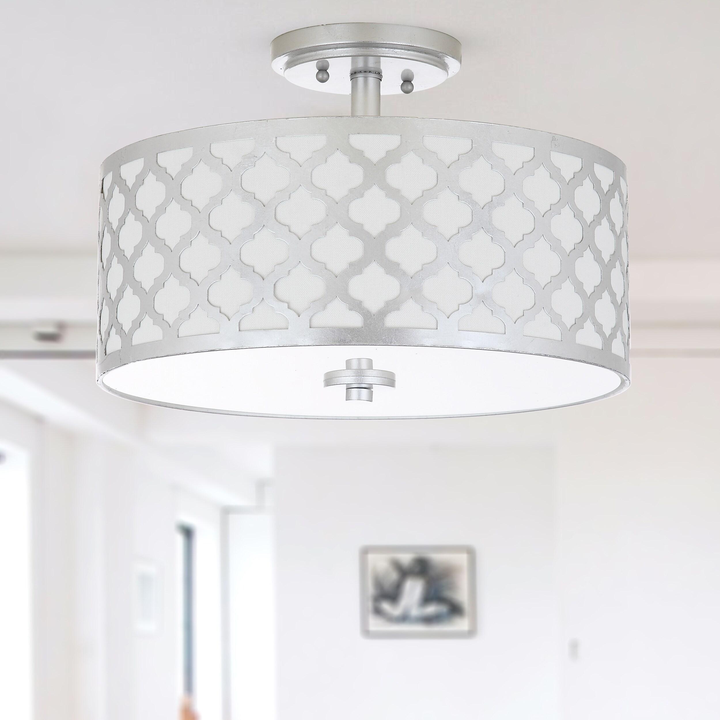 Kora Flush Mount - FLU4000 - Silver - Safavieh