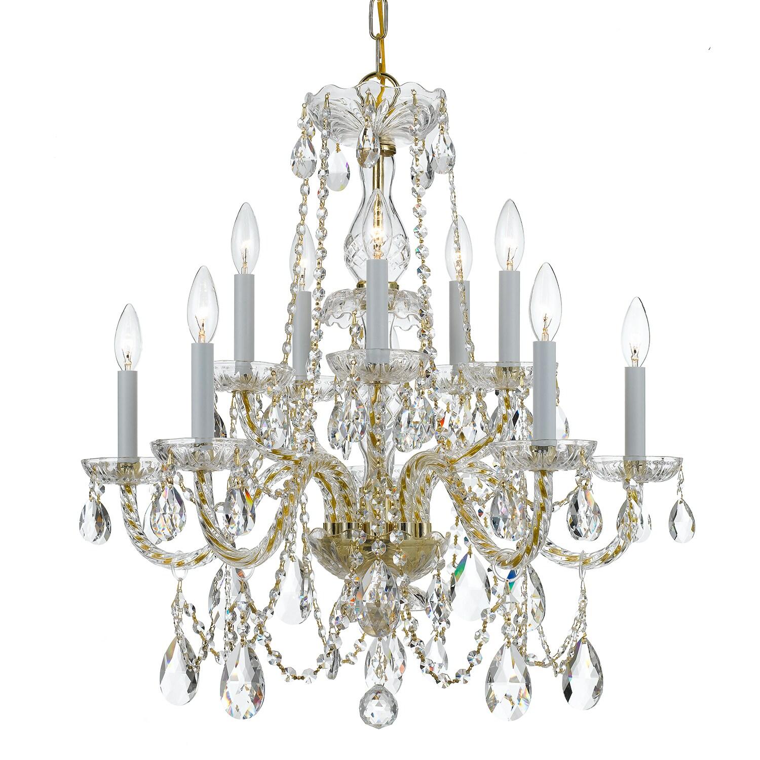 Crystorama Lighting - Ten Light Chandelier - Chandelier - Crystal - Ten Light