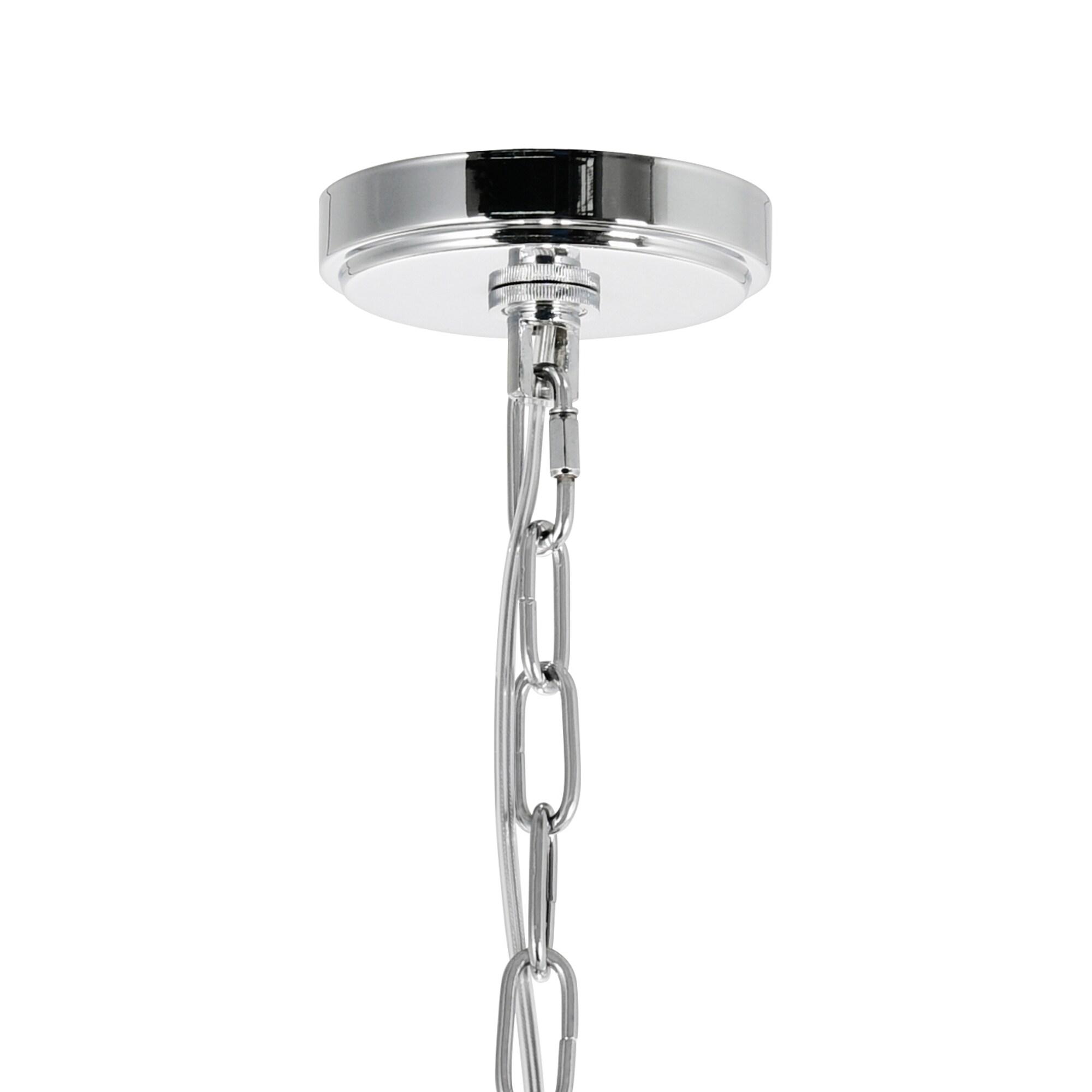CWI Lighting Stefania 317 Light Down Transitional Metal Chandelier in Chrome