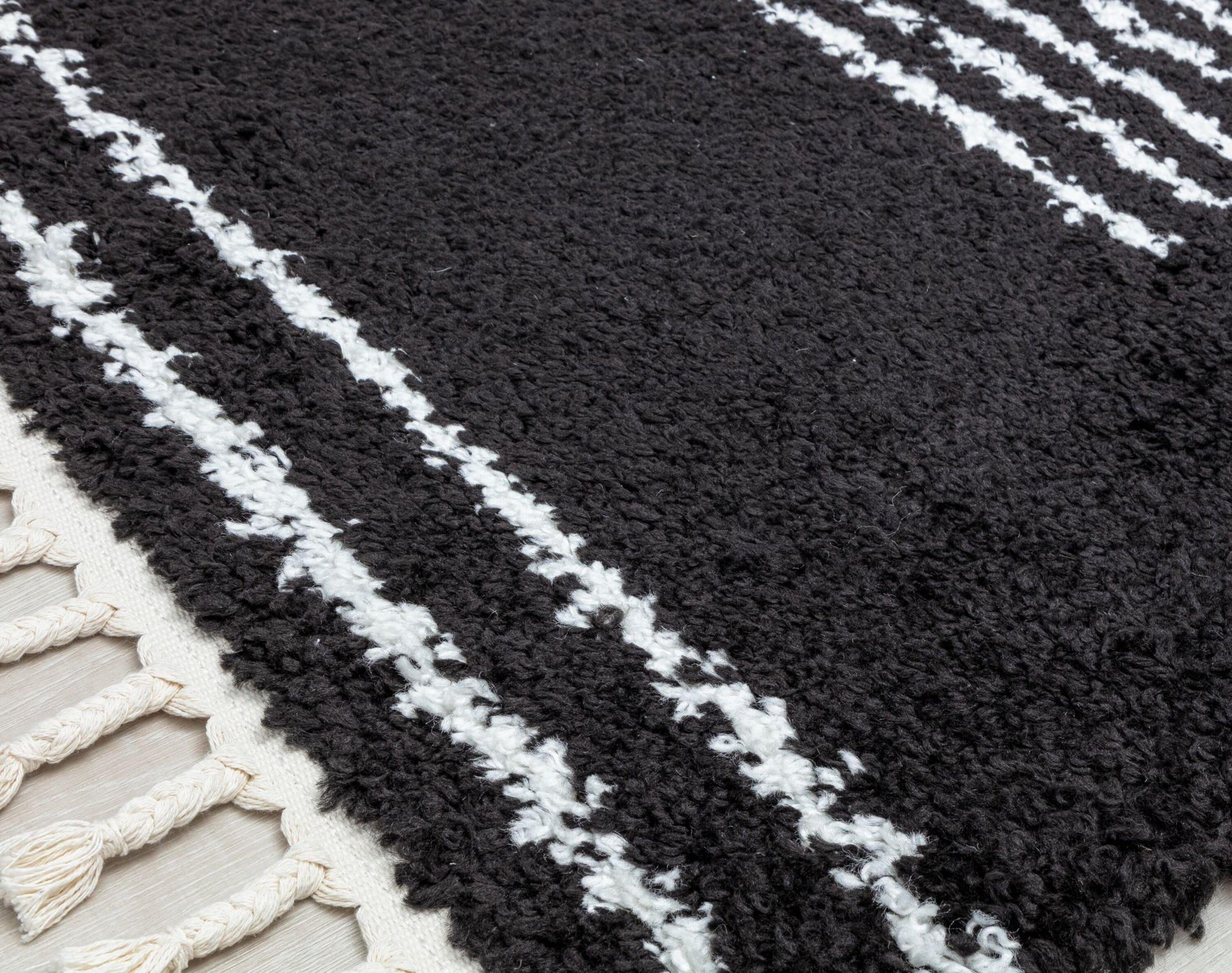 Colletti Bennett Modern Ebony Twilight Area Rug
