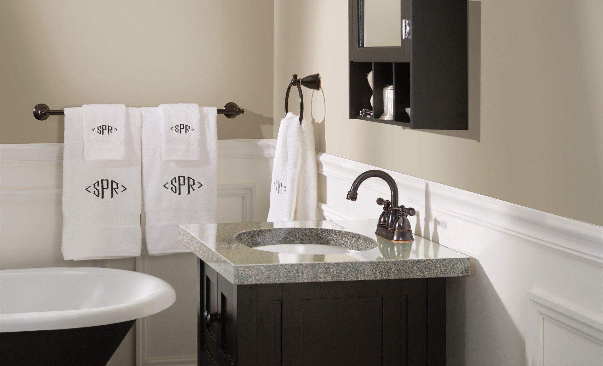 Caldwell High Arc 8-inch Mediterranean Bronze Bathroom Faucet