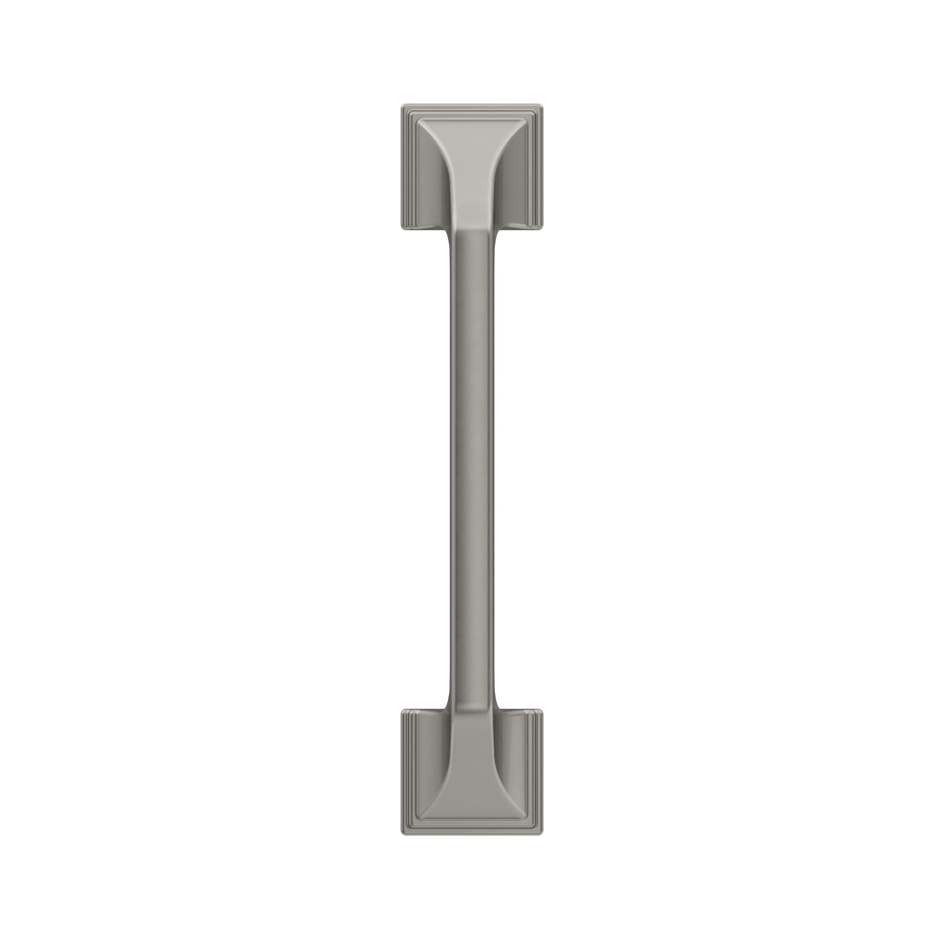 Amerock Exceed 3-3/4 inch (96mm) Center-to-Center Satin Nickel Cabinet Pull