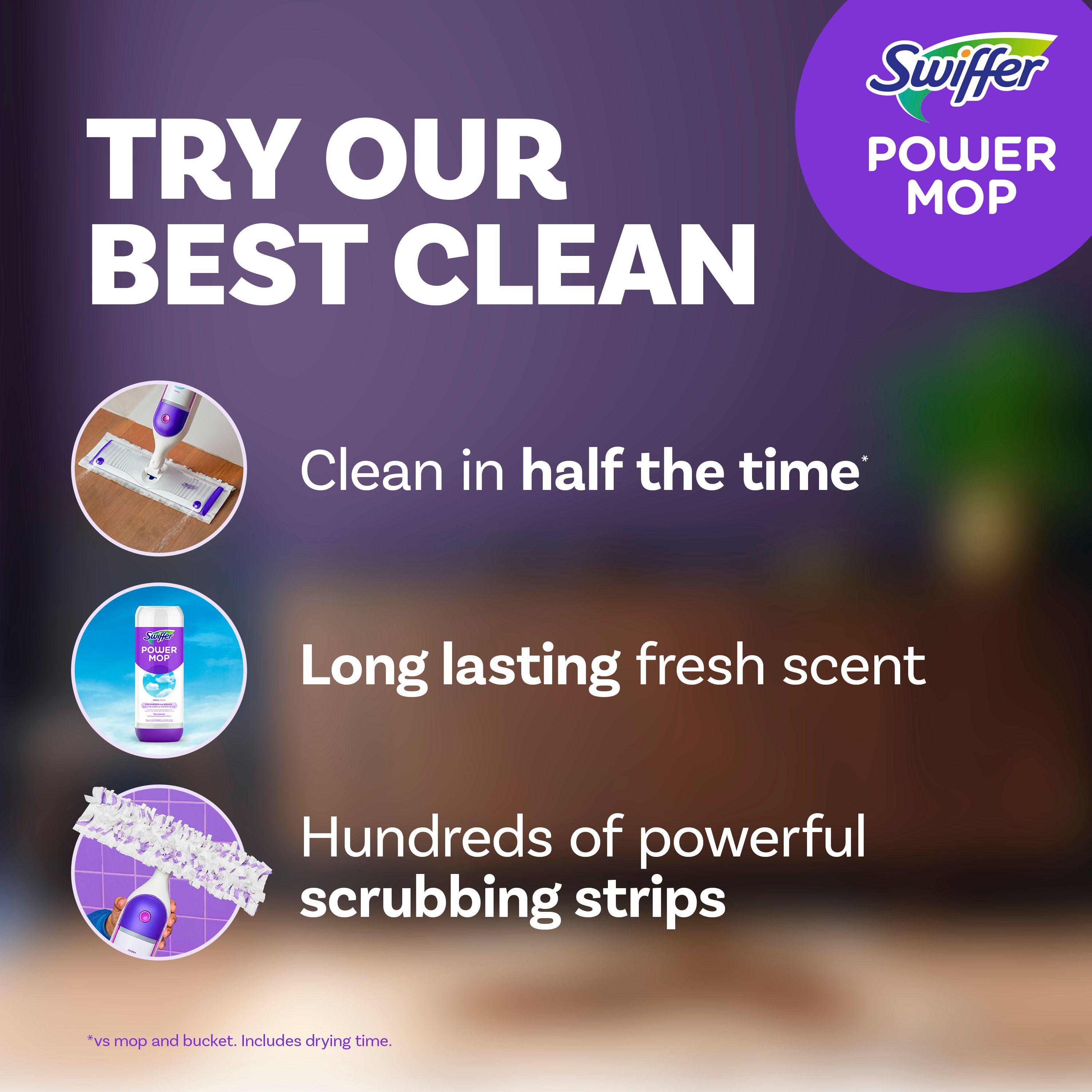 Swiffer Power Mop Multi-Surface Mop Kit for Floor Cleaning