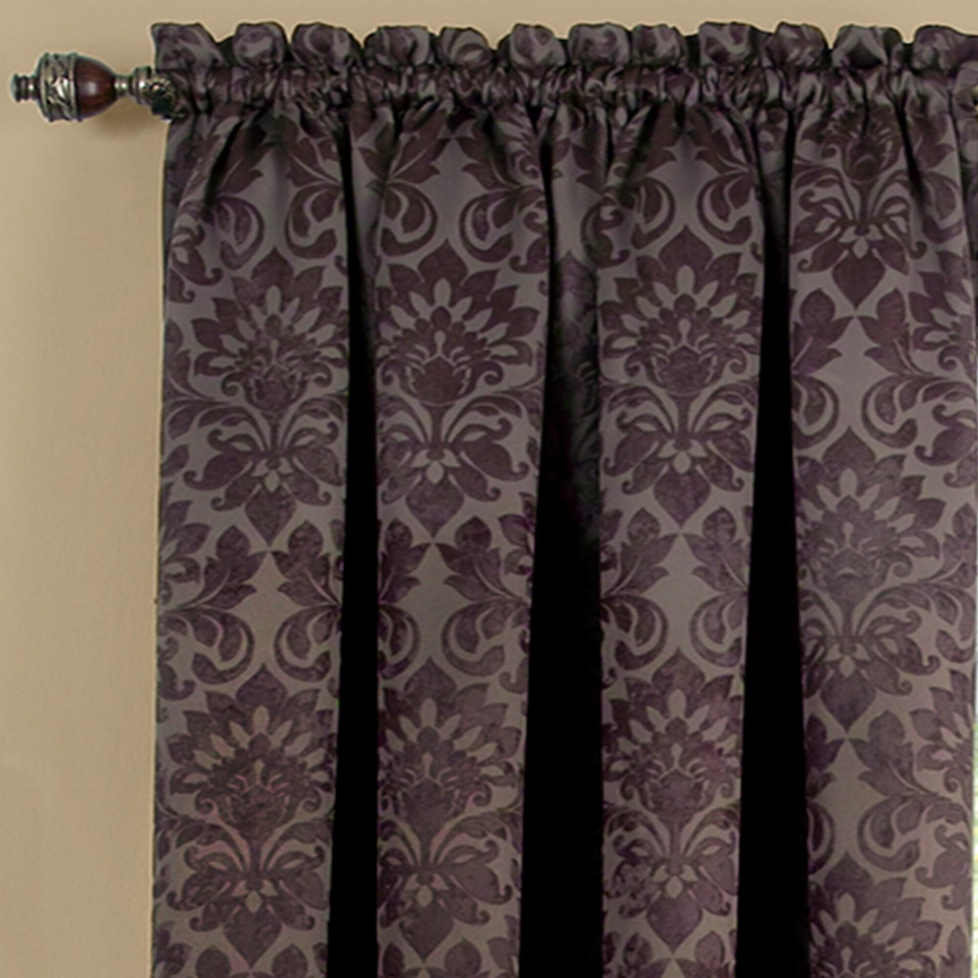 Achim Sutton Window Curtain Panel 52x63 - Brown