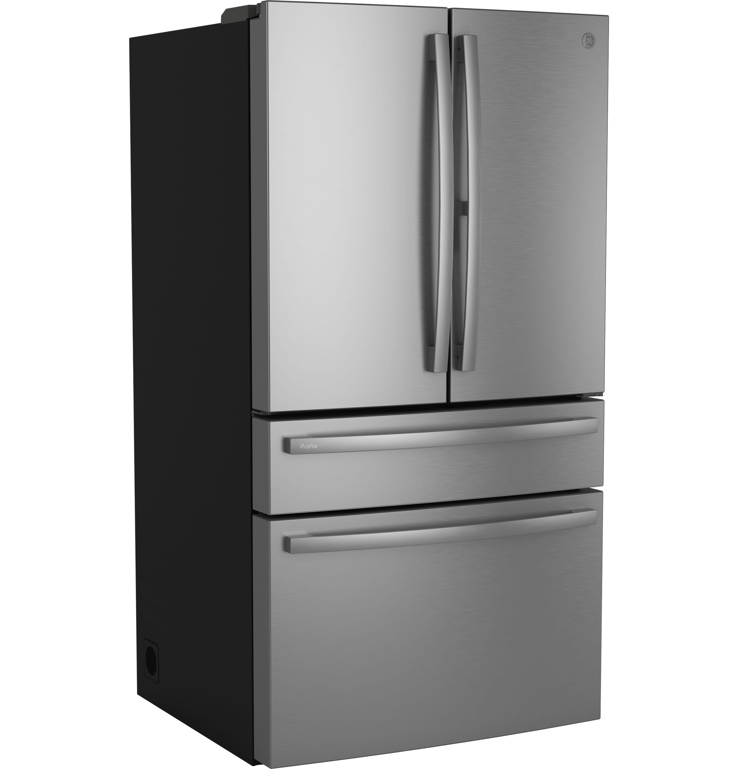 GE Profile™ Series Energy Star Smart 29 Cu. Ft. Fingerprint Resistant 4-Door French-Door Refrigerator